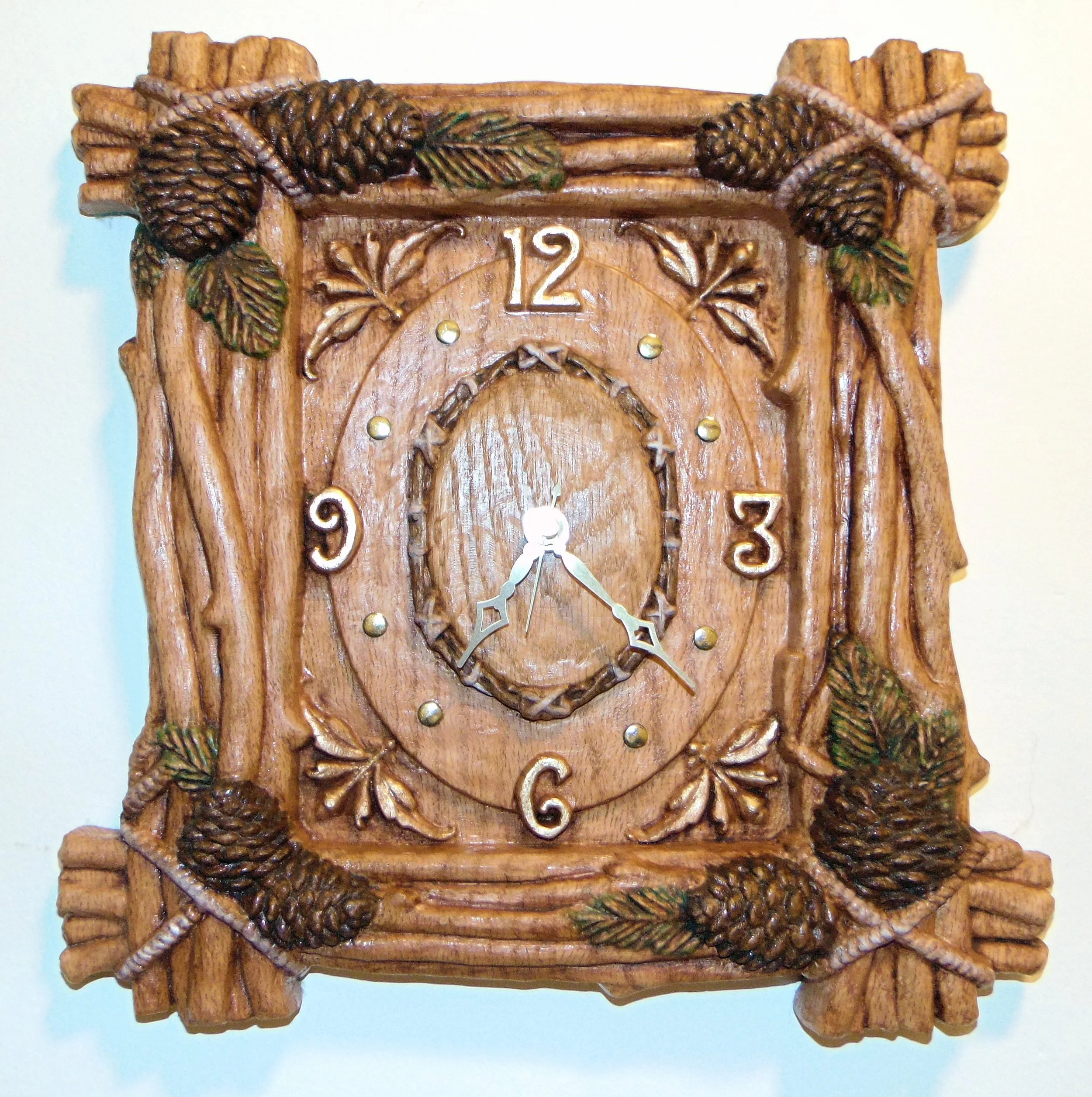 Pine Cone Clock