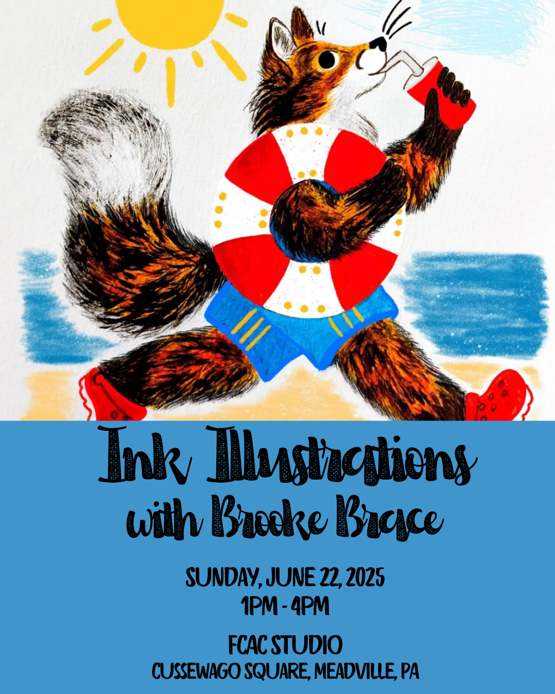 Ink Illustrations w/ Brooke Brace