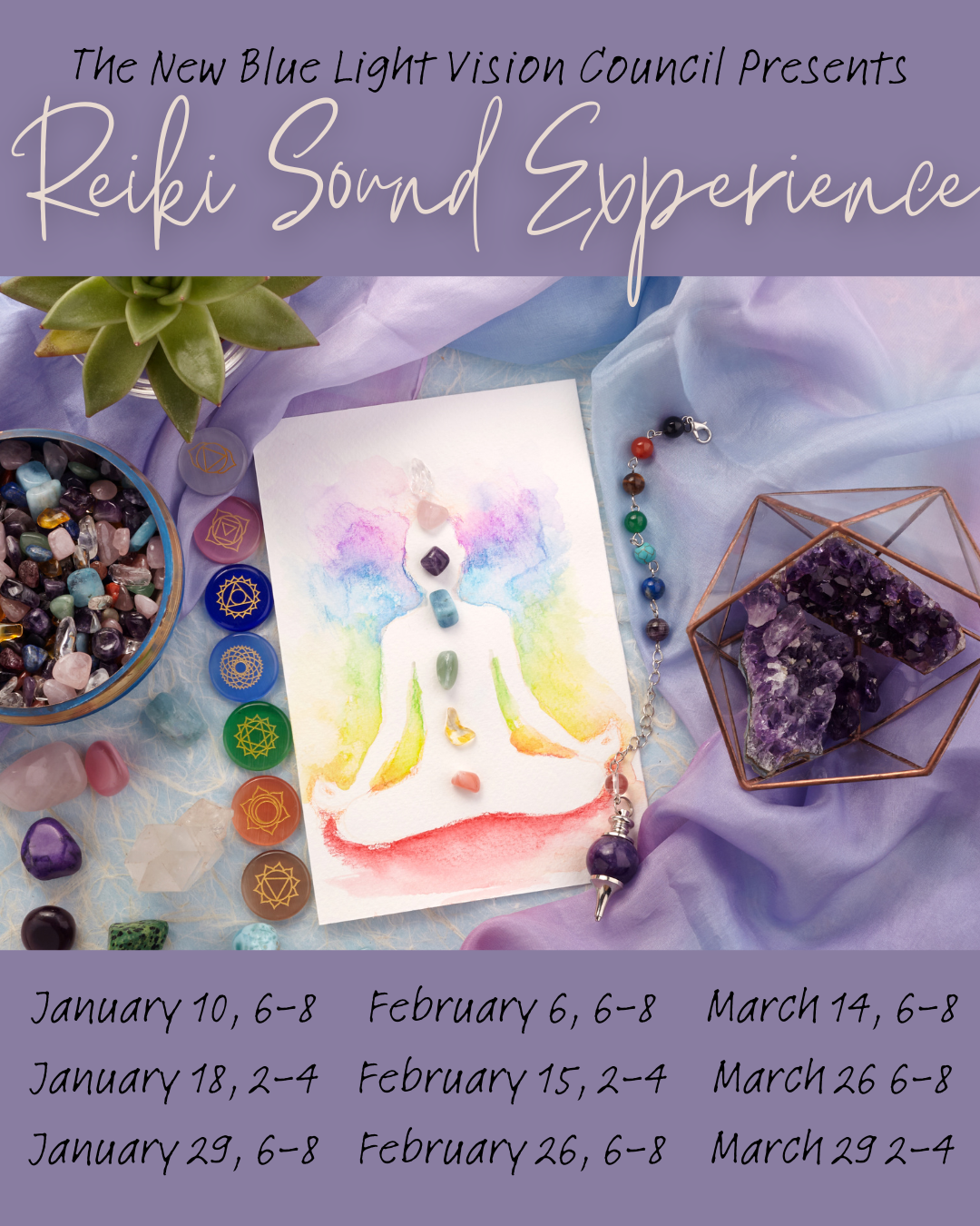Reiki Sound Experience w/ New Blue Light Vision Council