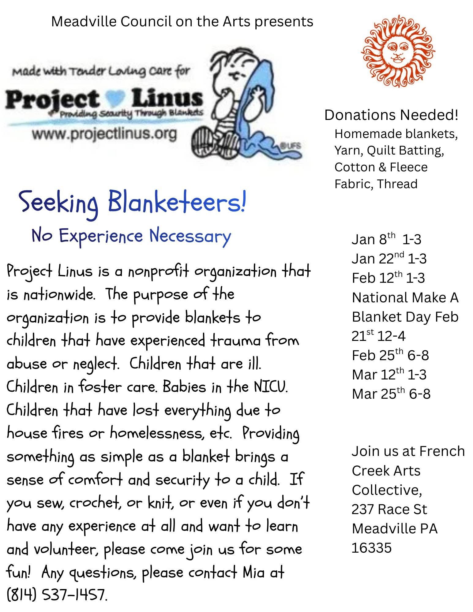 Project Linus w/MCA