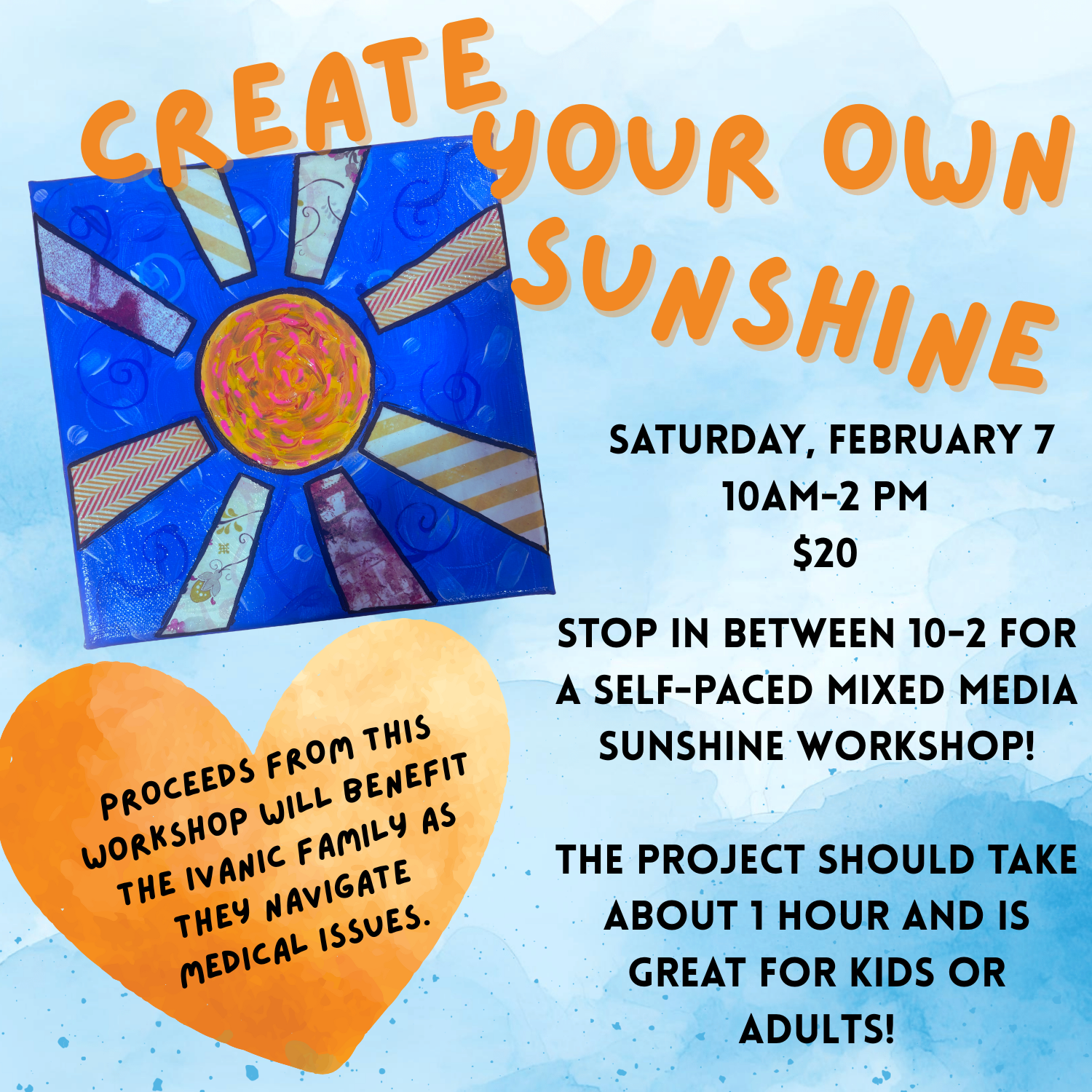 Create Your Own Sunshine Benefit