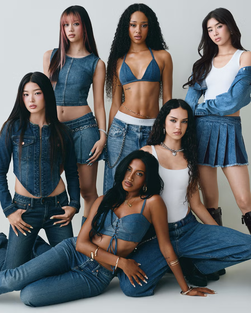 GAP presenta “Better in Denim” con KATSEYE: campaña con un mensaje claro de diversidad