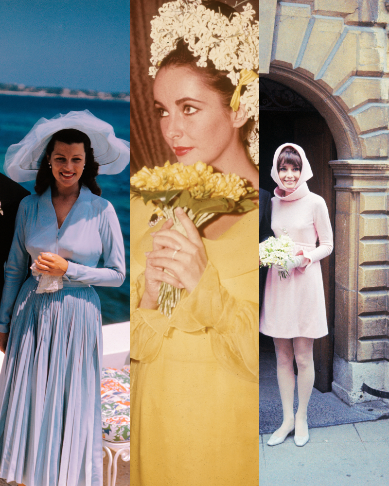 El día en que el blanco quedó atrás: las novias que dijeron que sí al color