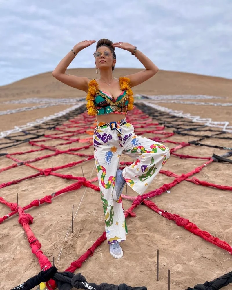 Una mezcolanza textil para contar un viaje