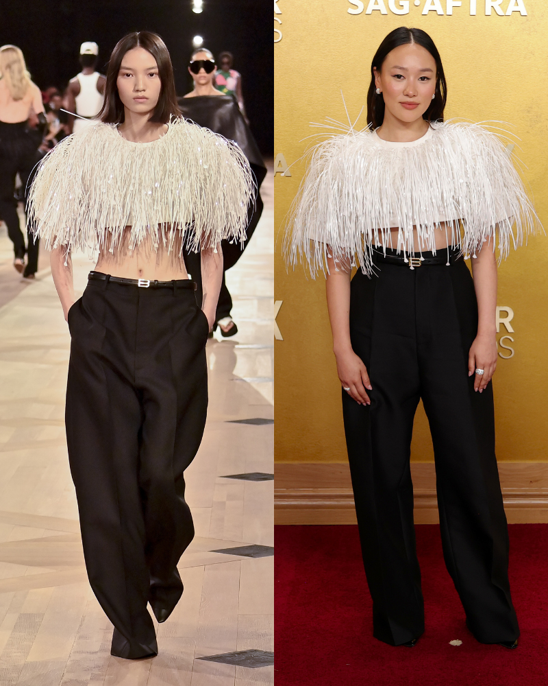 Vestidos de pasarela que brillaron en los SAG Actor Awards