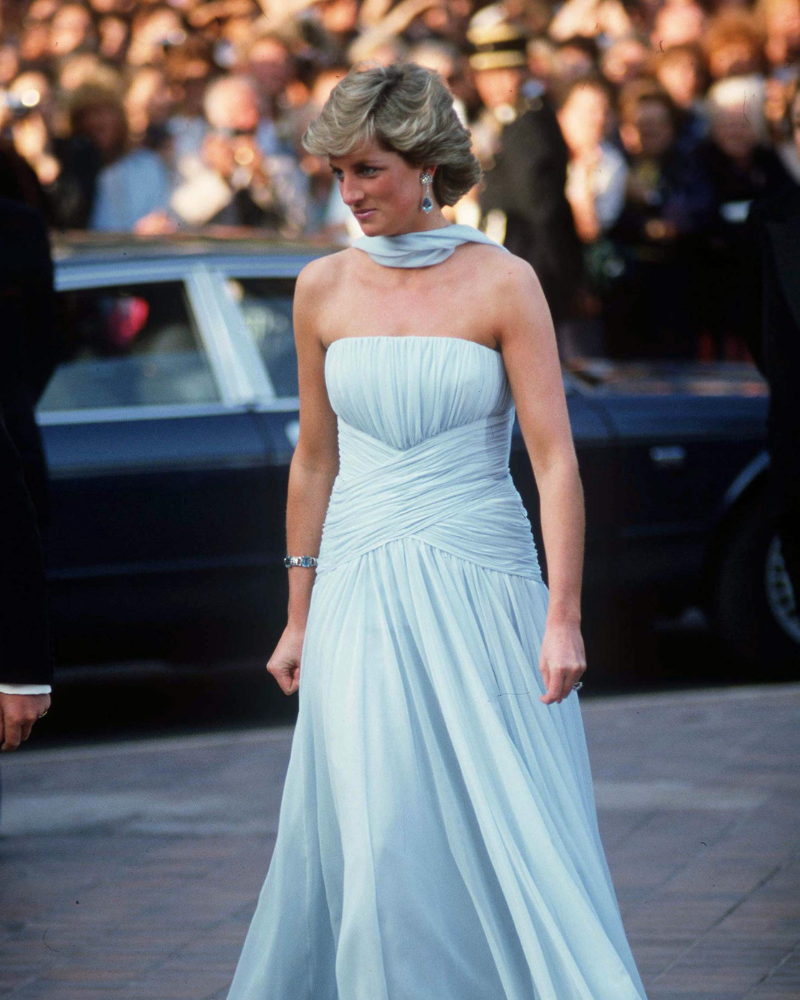 El icónico vestido de Lady Di en Cannes que sigue inspirando a la moda casi 40 años después