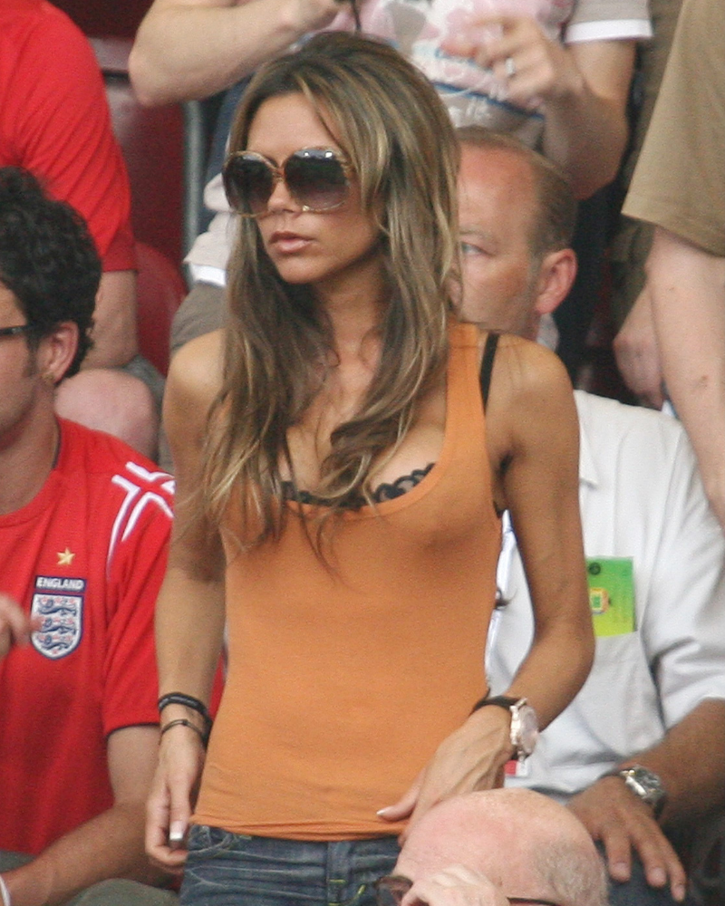 Victoria Beckham en el Mundial de 2006: la mujer que convirtió las tribunas en una pasarela