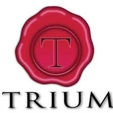Red wax seal with the letter T and the word TRIUM underneath