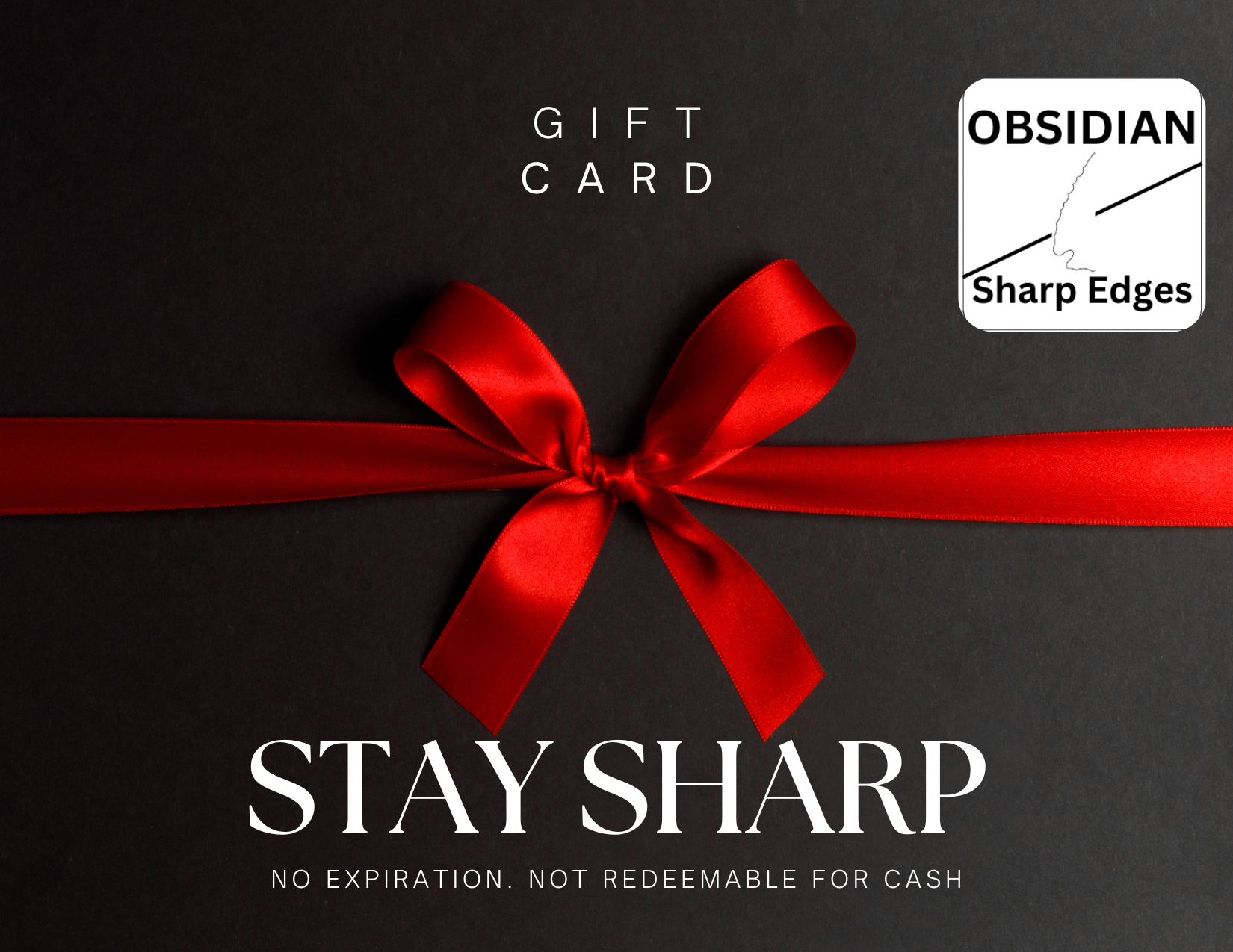 Sharpening Gift Card