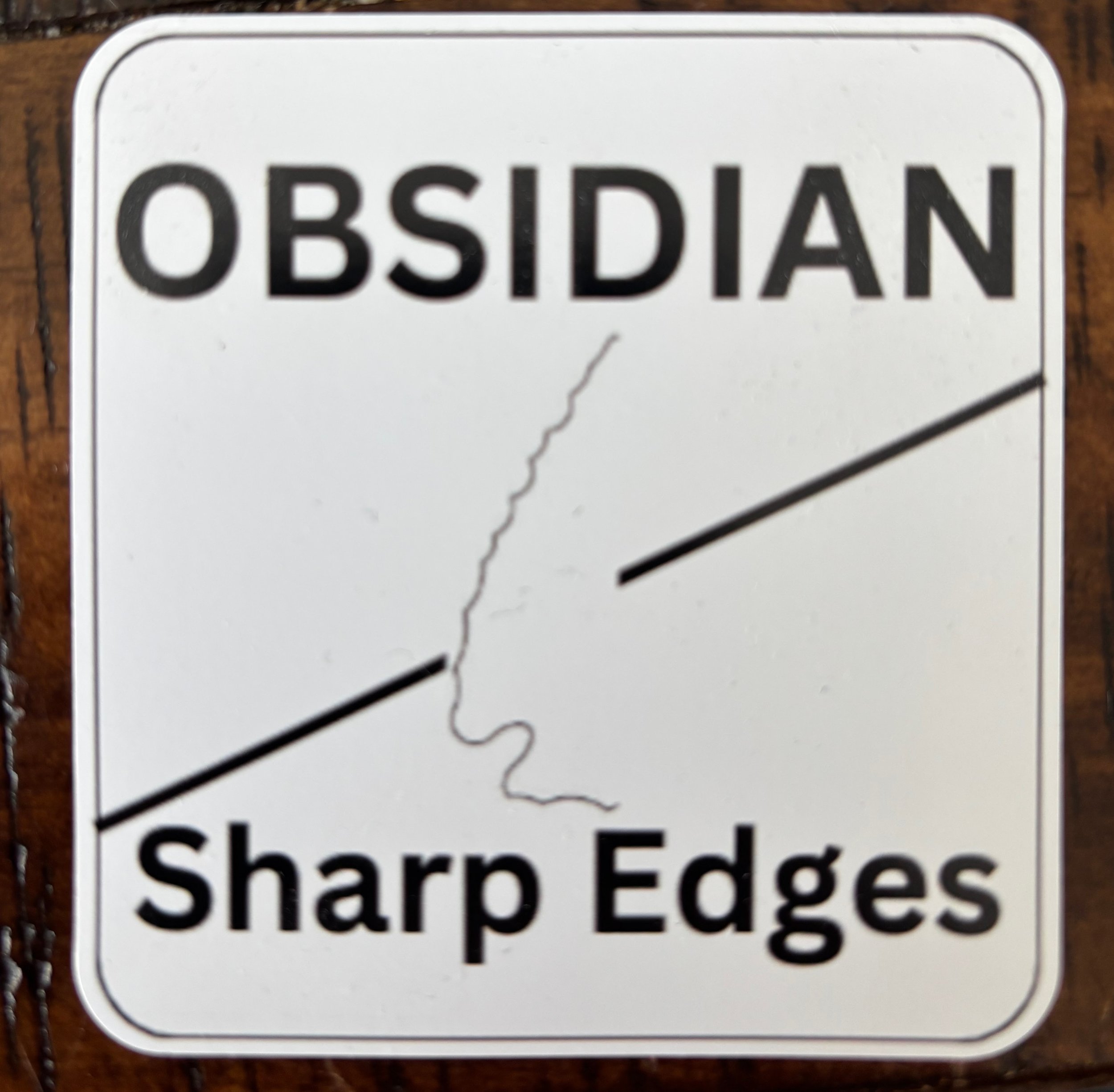 Obsidian Sharp Edges Magnet