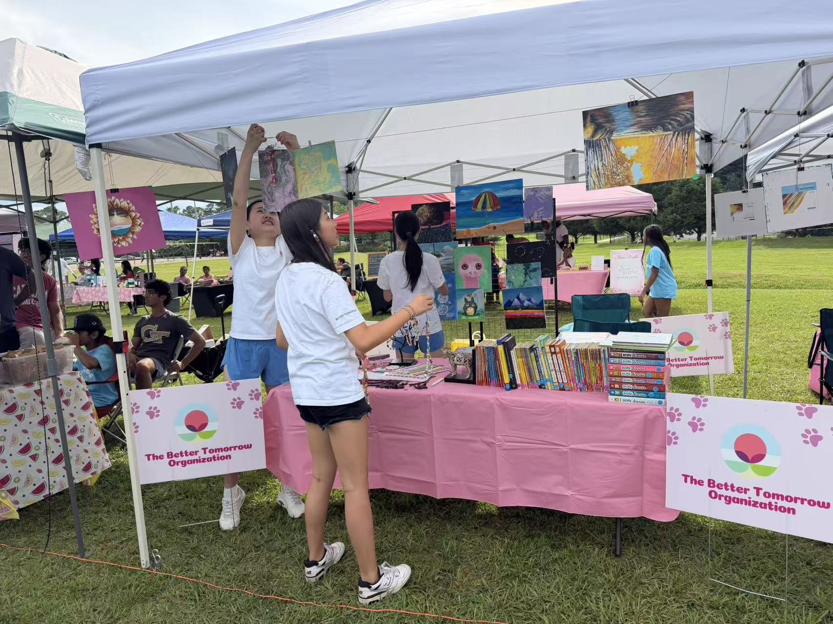 Big Hearts &amp; Bright Art: Our First Art Shop!