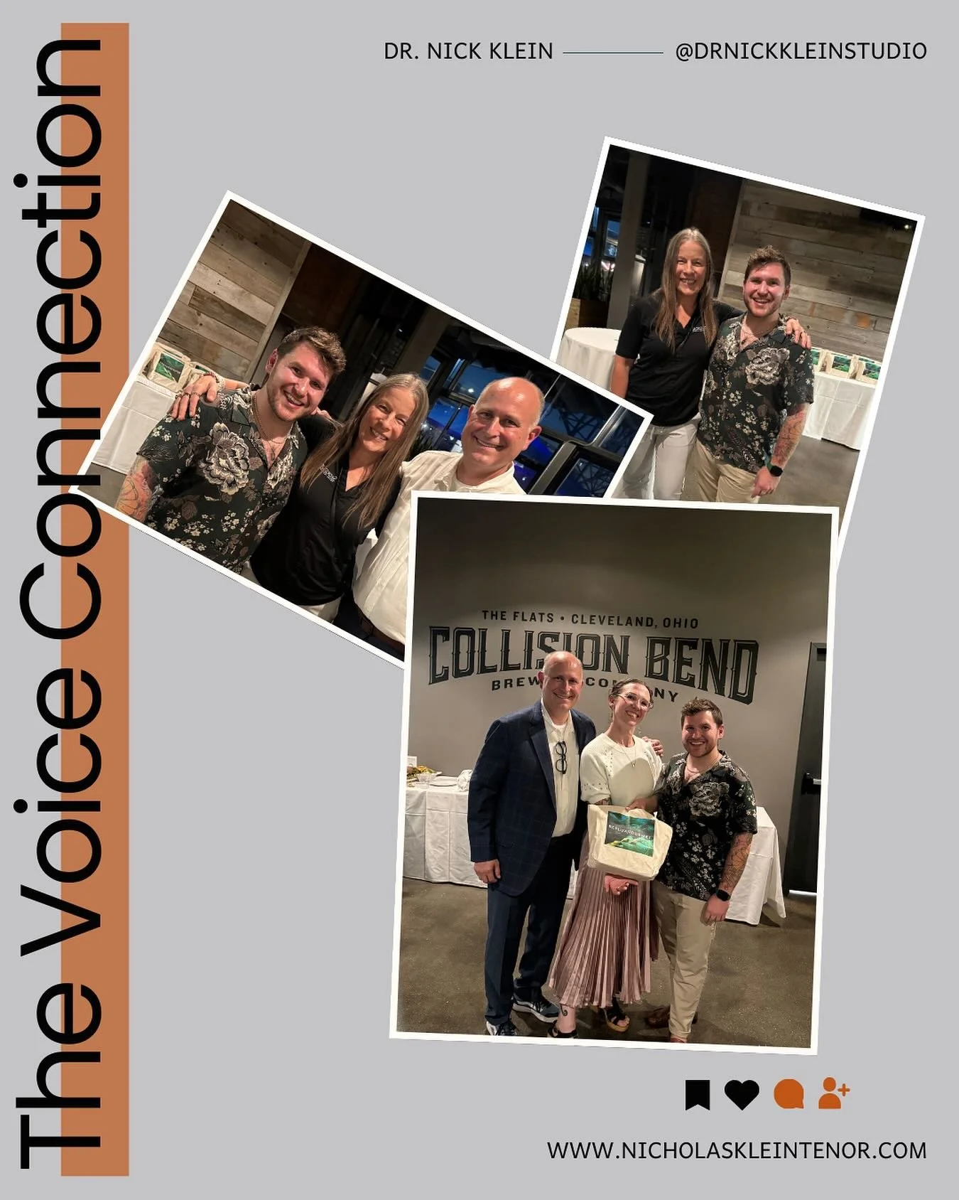 What a great night at The Voice Connection at Collision Bend Brewery! 🍻🎶

Huge thanks to my amazing co-hosts, the UH Voice Care Team &mdash; Dr. Scott Howard and Lex Rakowski, MS, CCC-SLP &mdash; for being so gracious and for letting me share the s