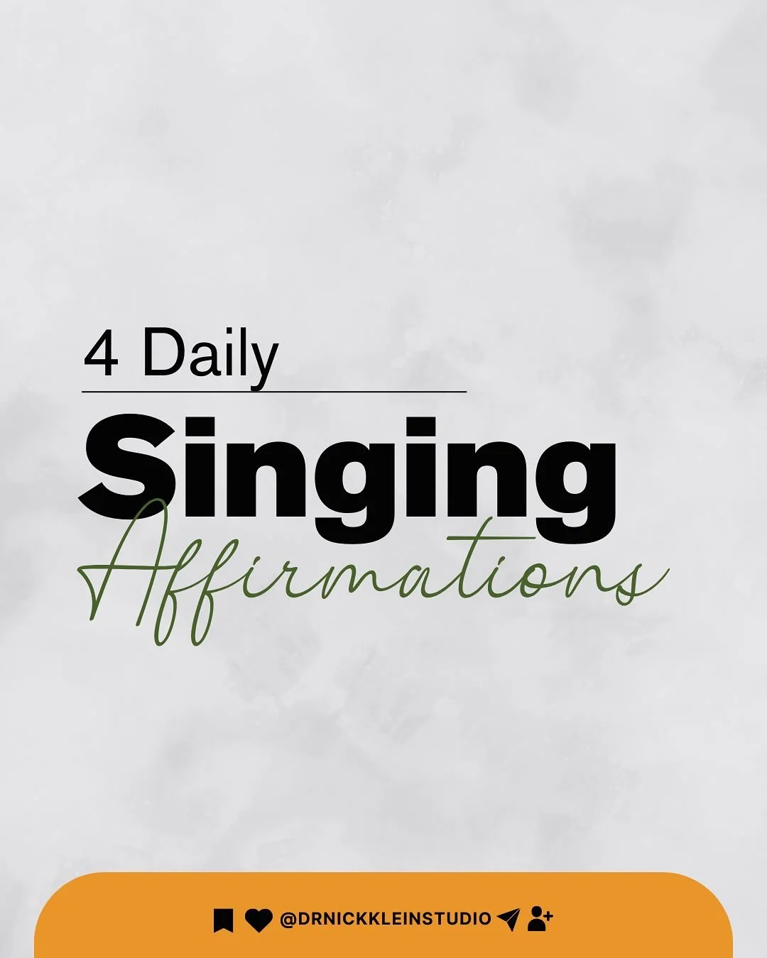 🎶 Your voice is your power.
 Whether you&rsquo;re a singer or a voice teacher, these affirmations remind you to honor your unique sound, celebrate every step forward, and release perfection. ✨

💡 Save these to repeat before practice, rehearsal, or 