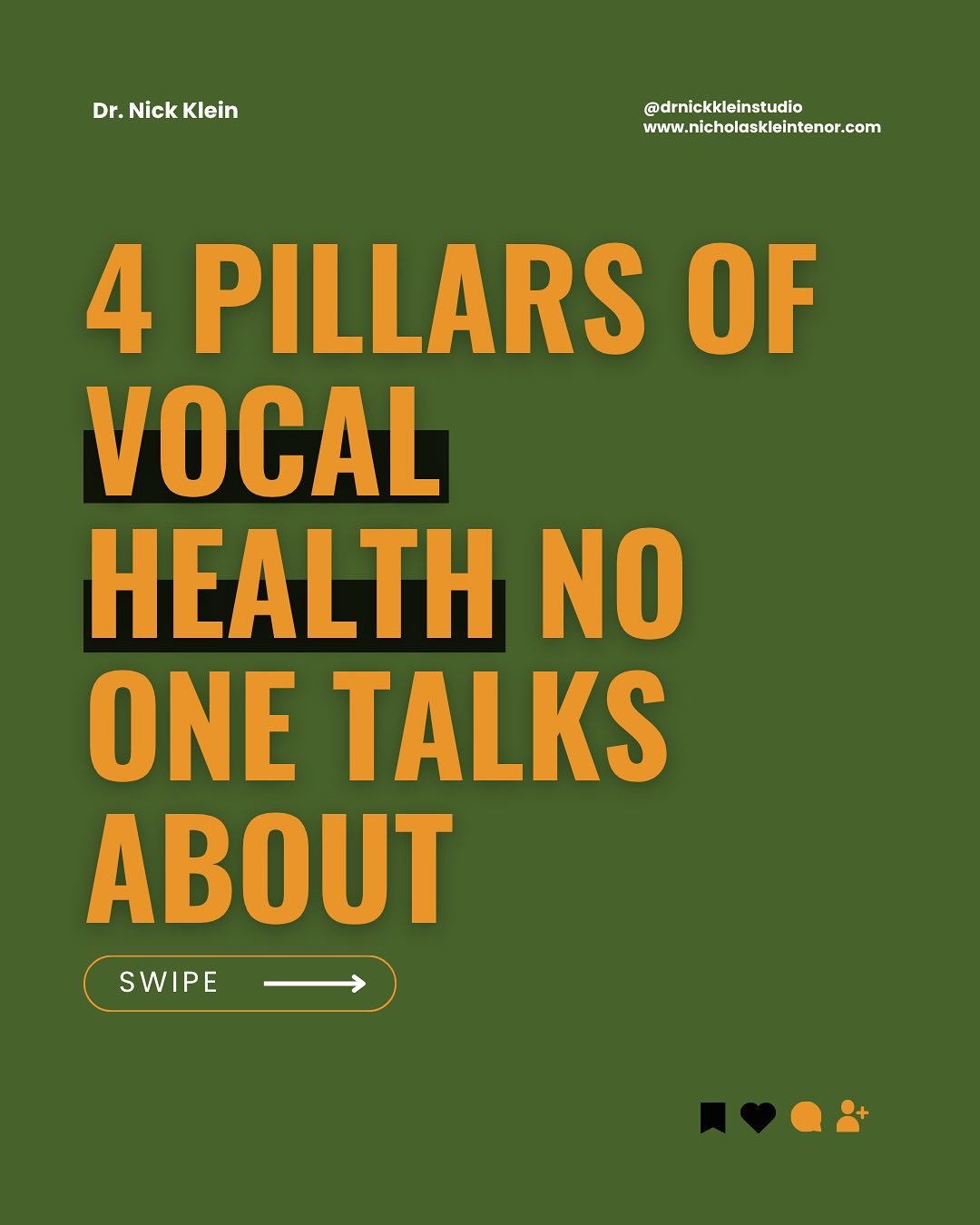 🎤 Most vocal injuries don&rsquo;t happen overnight &mdash; they build quietly.

Your voice doesn&rsquo;t just need technique. It needs care.
 These 4 pillars of vocal health are the foundation for long-term strength, resilience, and ease &mdash; whe