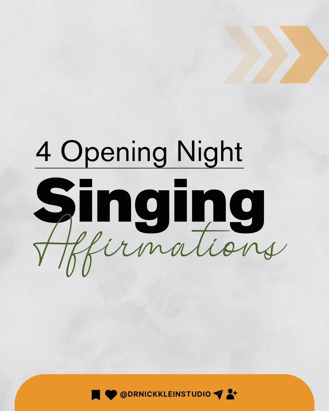 🎤 Opening night nerves? Read this before you hit the stage. 💛

Your voice is enough exactly as it is tonight.
 ✨ Not when every note feels perfect. ✨ Not when you out-sing yesterday&rsquo;s rehearsal. ✨ But right now, in this moment, with all the a