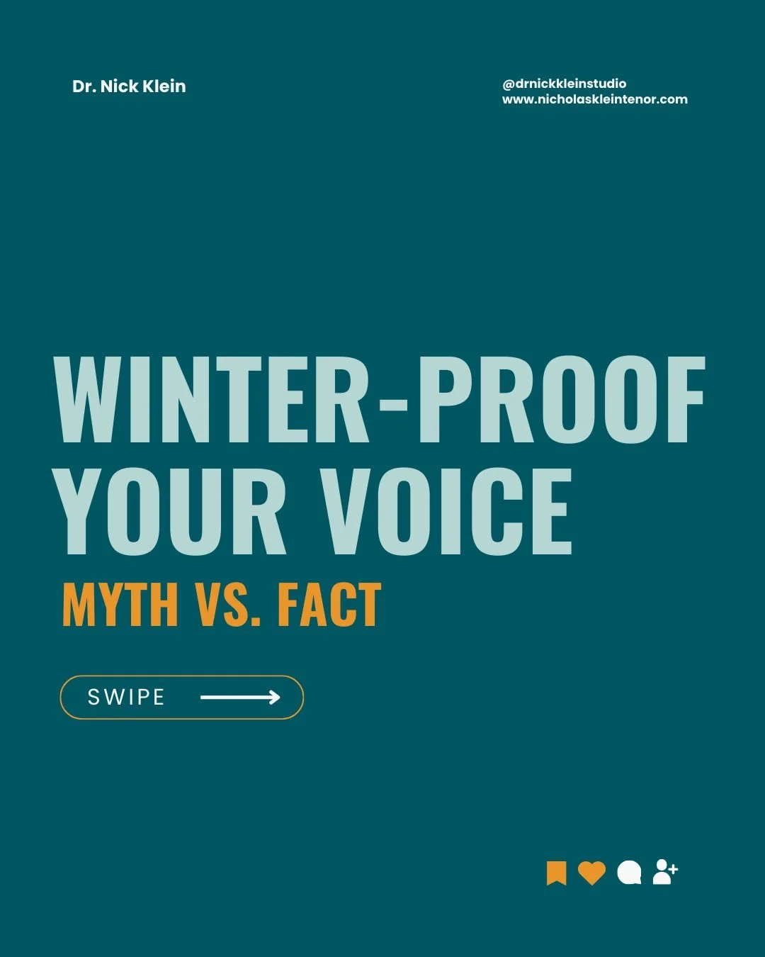 Cold weather has entered the chat. Your voice noticed. 🥶 

Dry indoor heat. Freezing outdoor air. Temperature whiplash.
 All of it changes how vocal fold tissue behaves and how much effort your voice needs.

That&rsquo;s why winter is full of vocal 