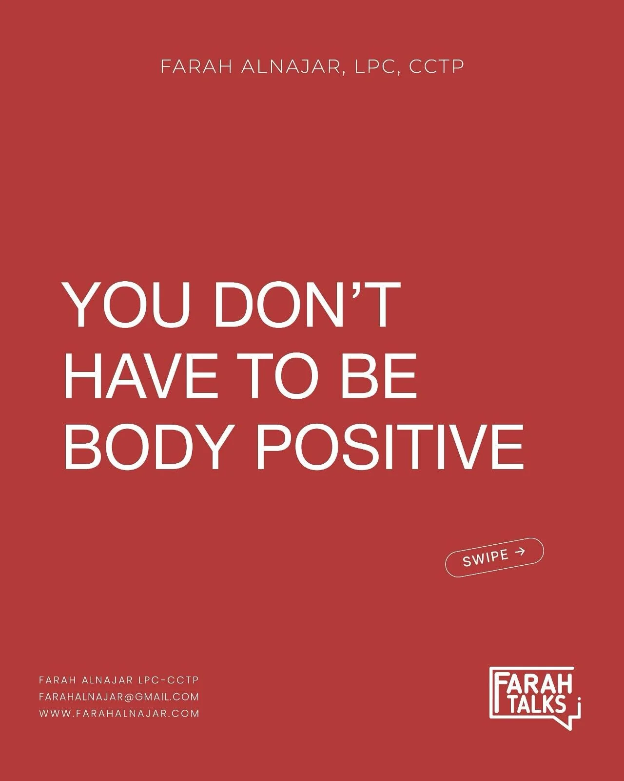 You have choices when it comes to your relationship with your body. Most people think in extremes but it's way more nuanced.
Healing your body image is about connecting to your body and establishing an identity outside your looks. 

Join my body imag