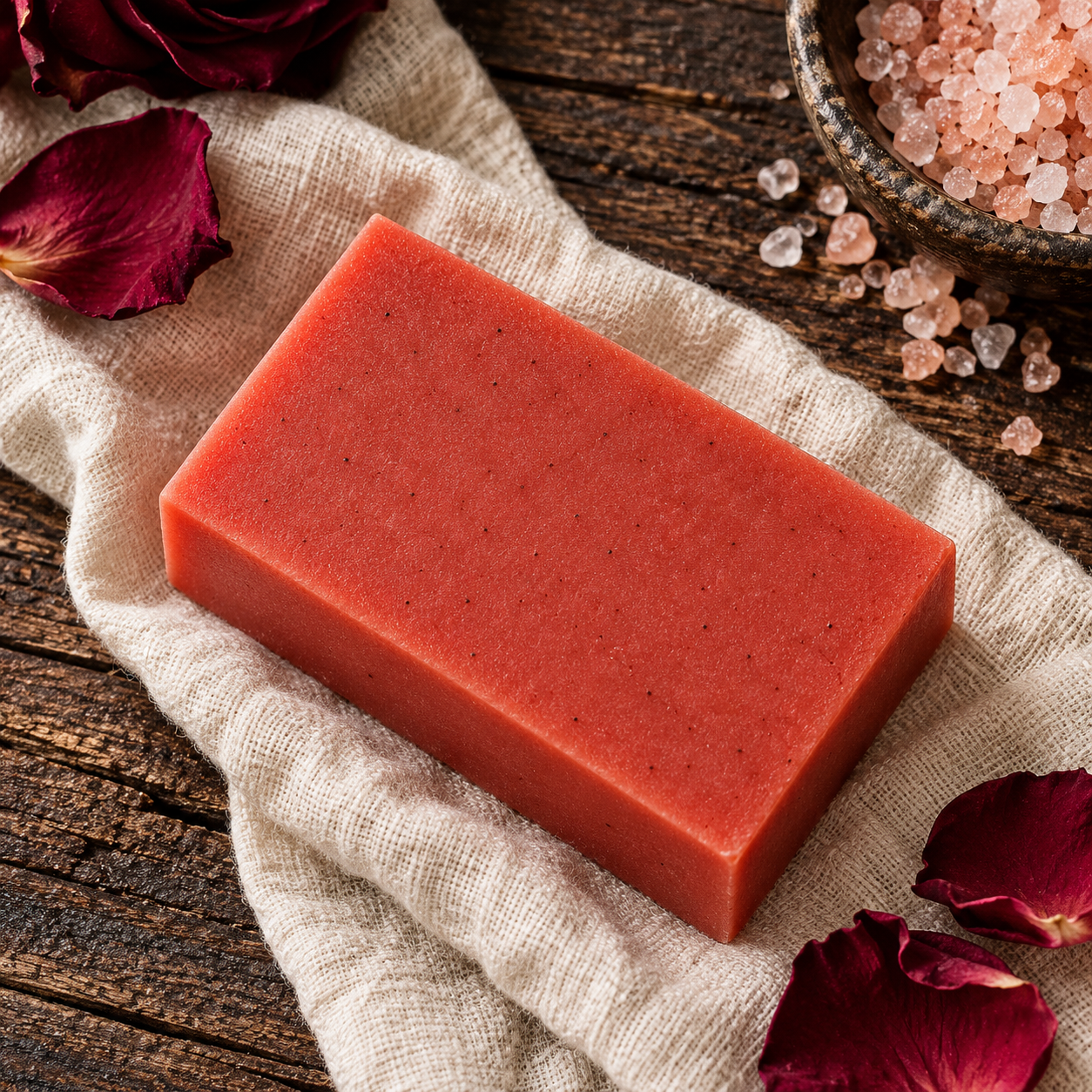 Petal & Salt - Floral Scrub Soap