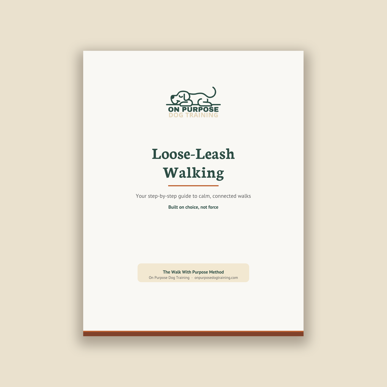 Loose-Leash Walking: Calm, Connected Walks