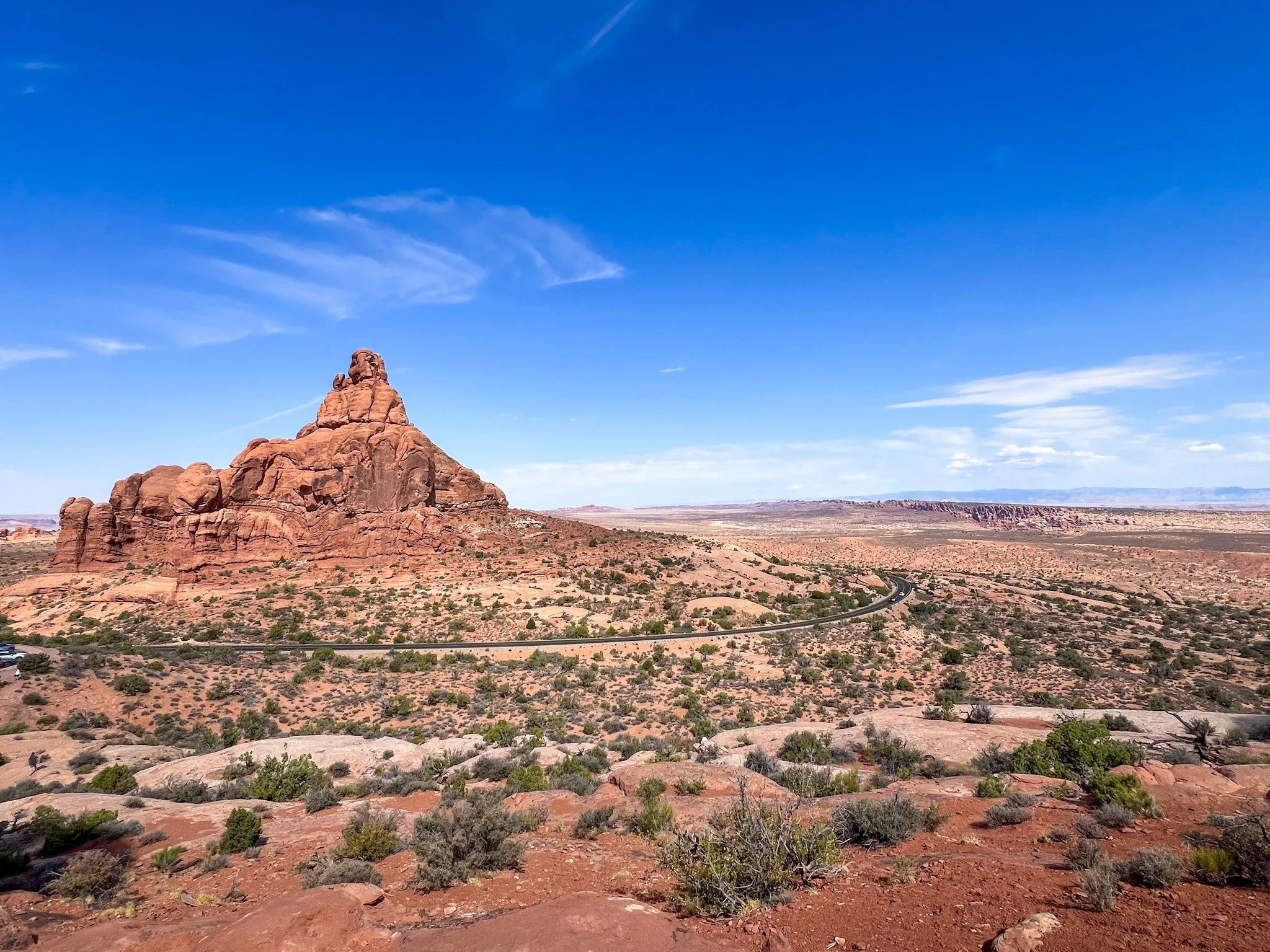 Park Avenue viewpoint during 24 hours in Moab