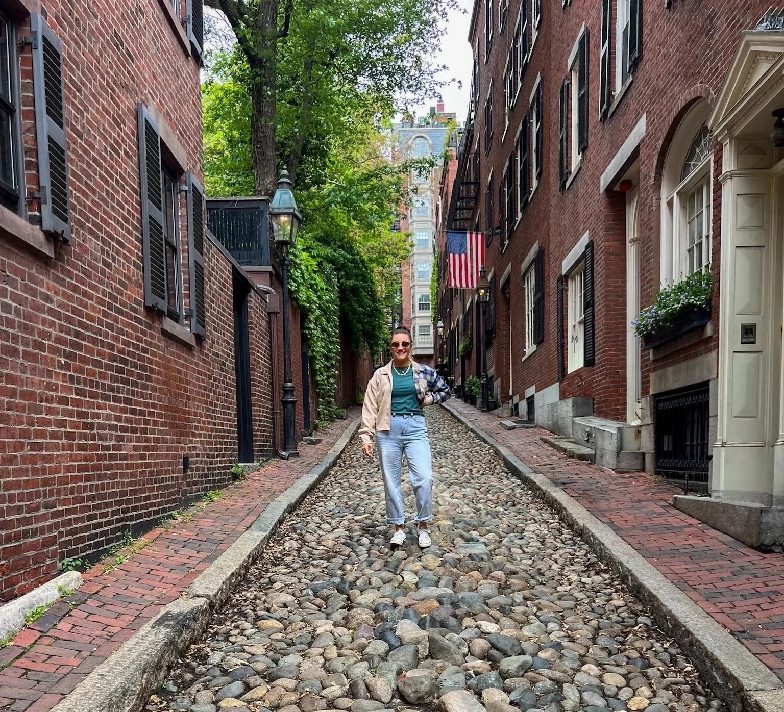 Acorn Street in Boston