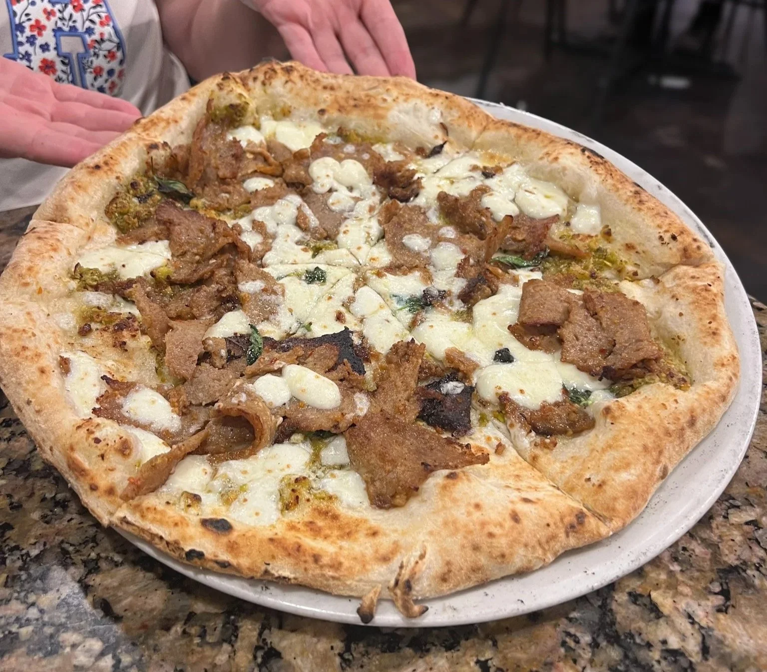 Girella appetizer at Antica Forma with homemade mozzarella, Must Eats in Moab