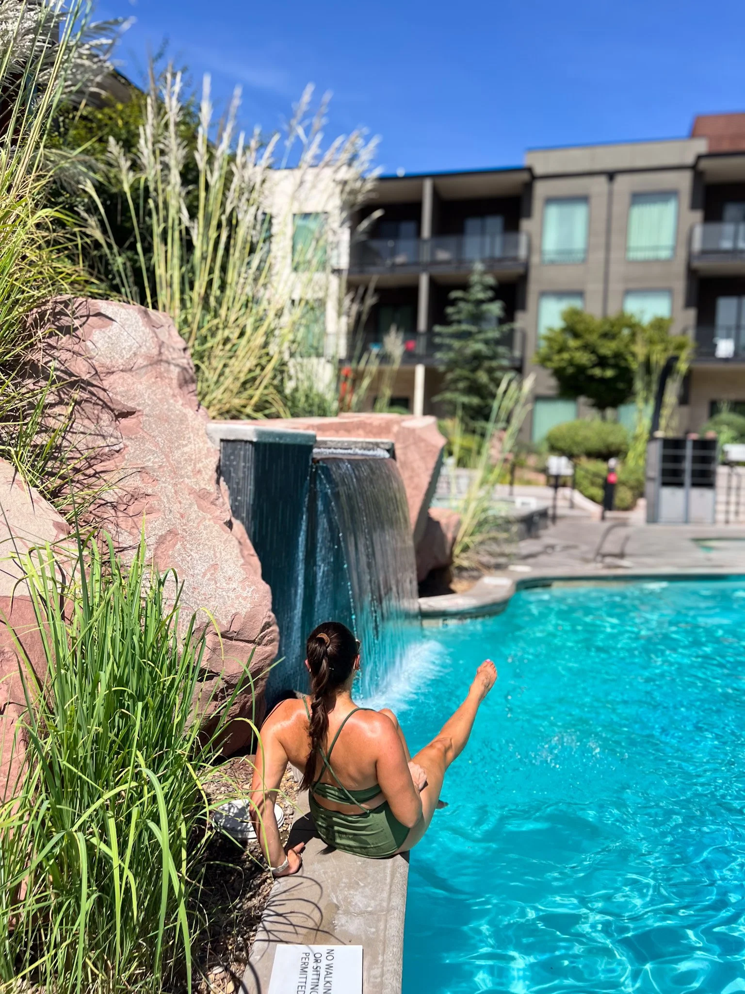 Hoodoo Hilton pool day on the 2-week Moab itinerary