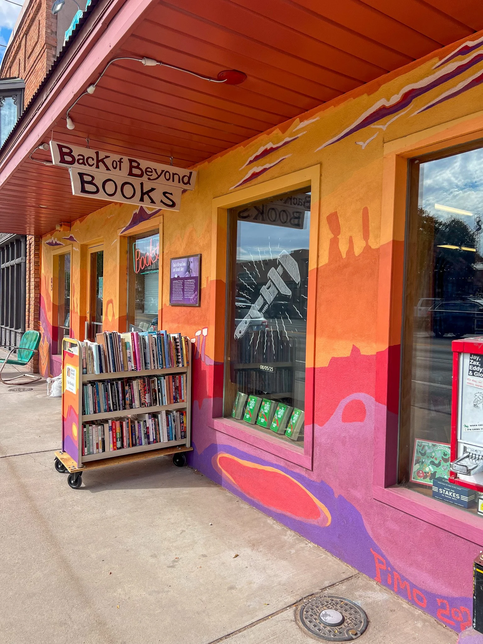 Downtown Moab shopping during 24 hours in Moab