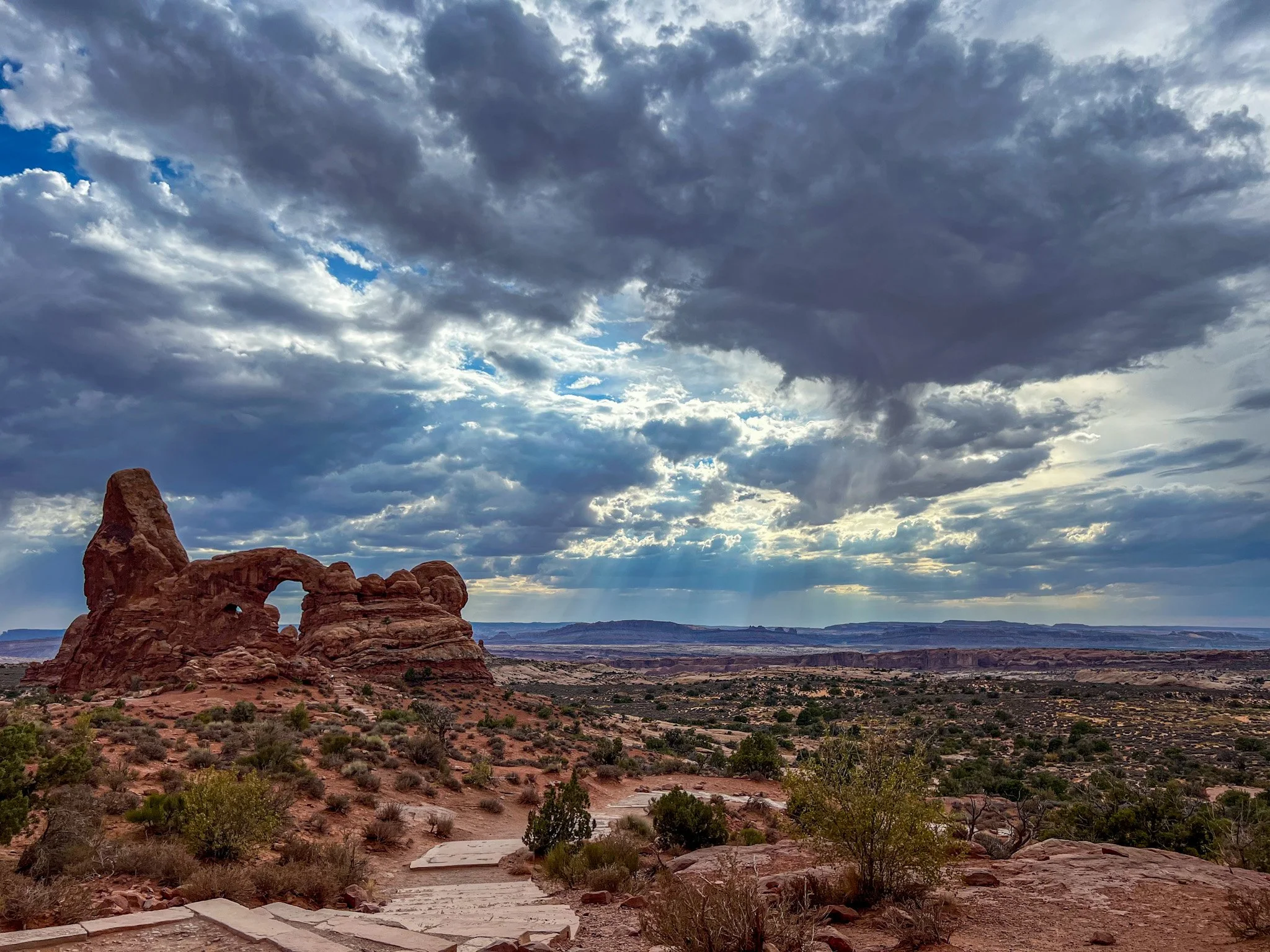 Windows Section sunrise and sunset spots in Moab