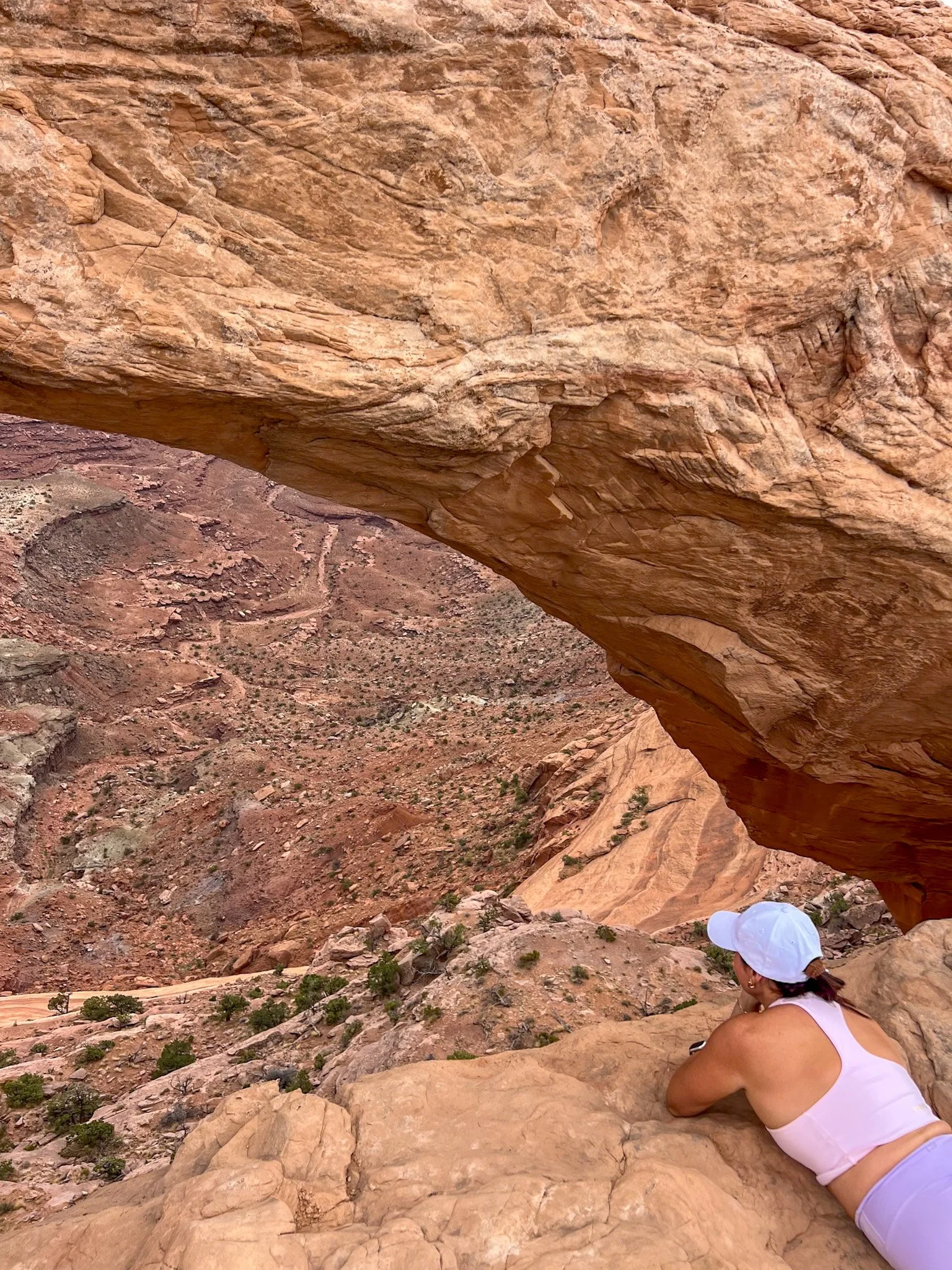 Mesa Arch at sunrise with canyon views featuring epic views in Moab