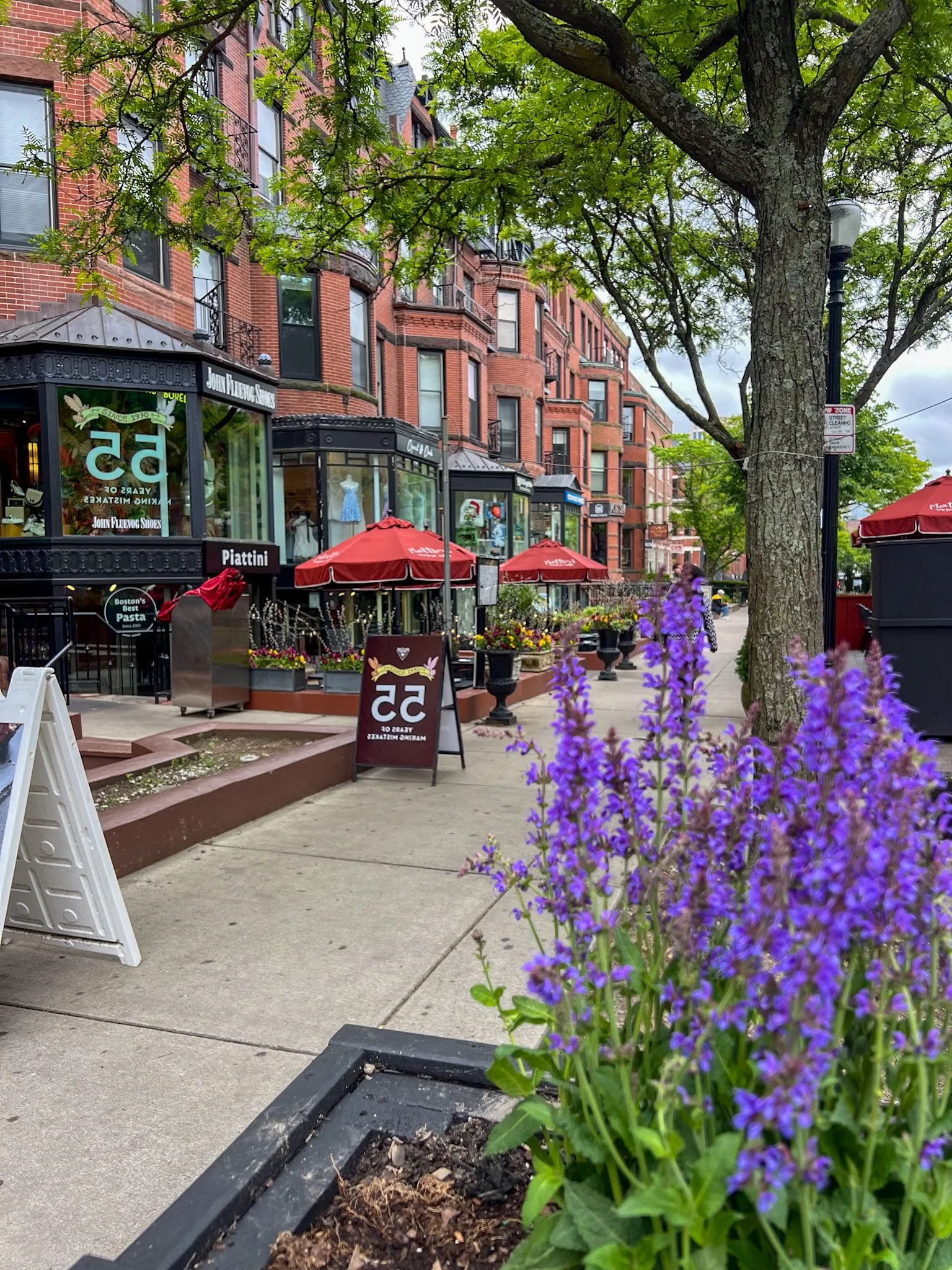 Newbury Street — best time to visit Boston.