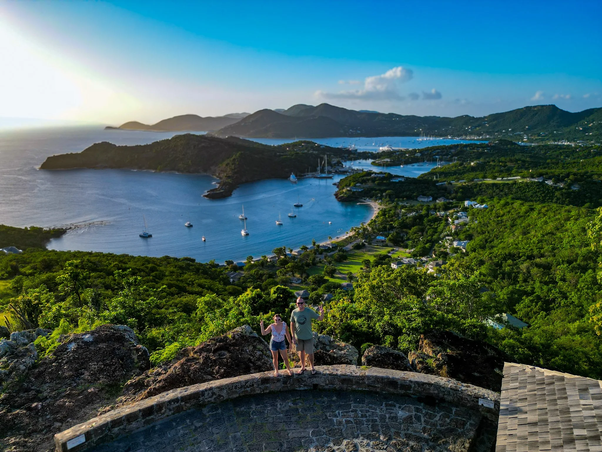 best lunch in Antigua-shirley heights