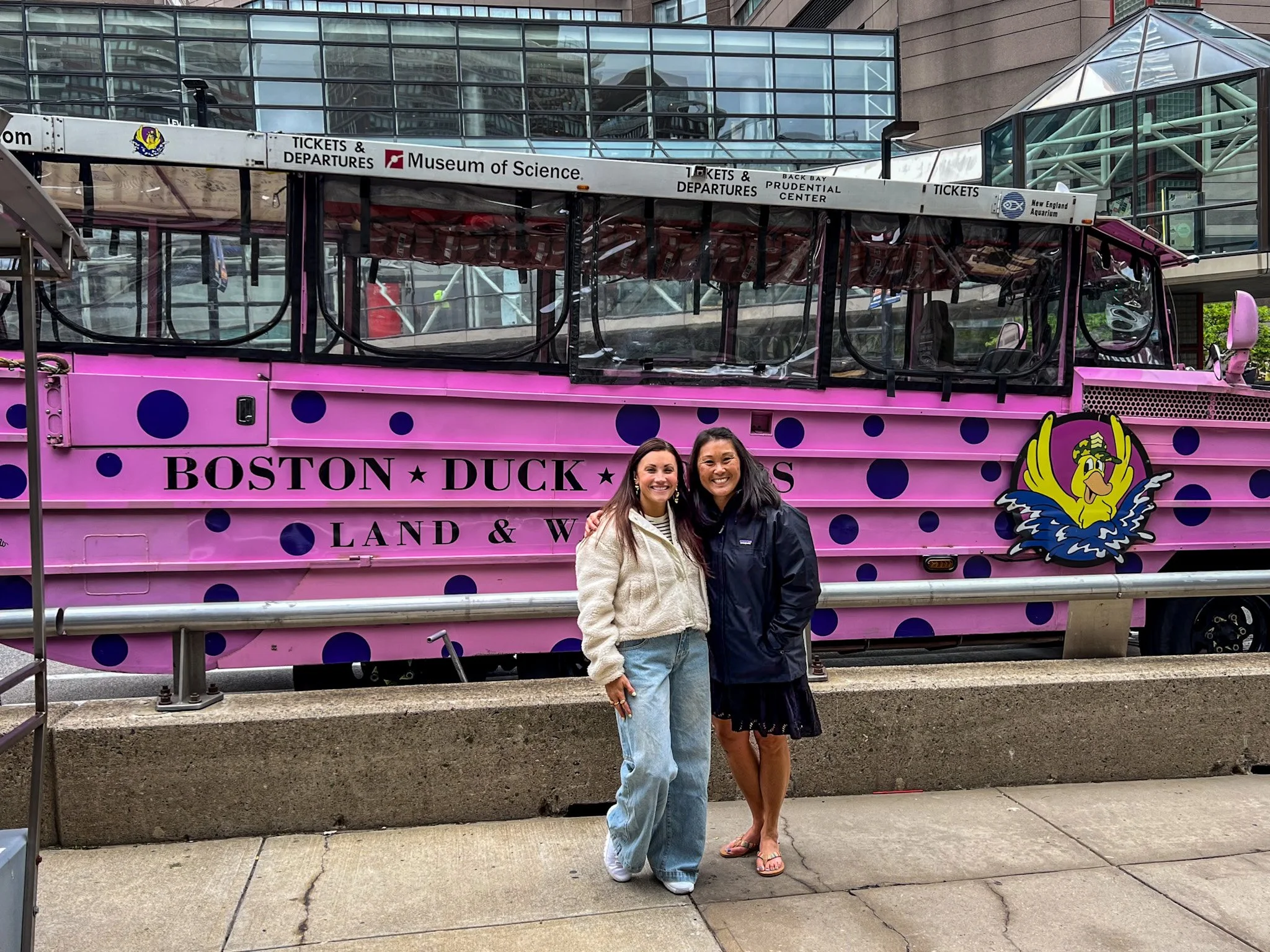 Duck Tour splash into the Charles River