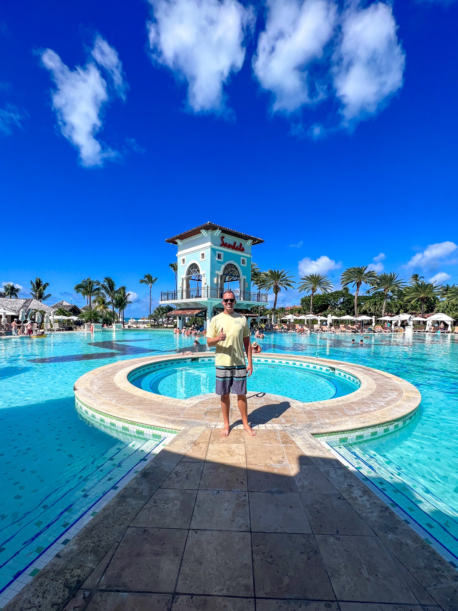 Sandals Grande Antigua itinerary Pool