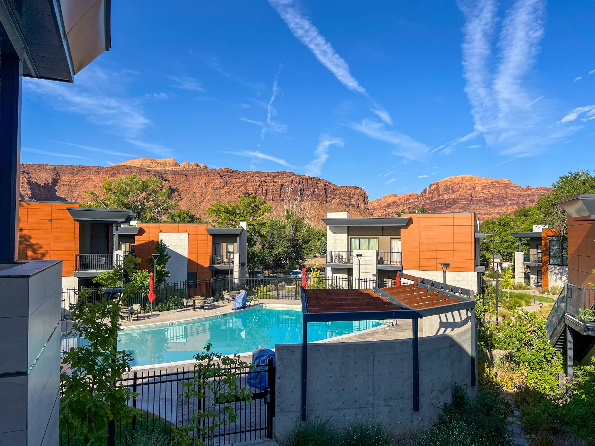 Hoodoo Moab review – private casita pool area for guests