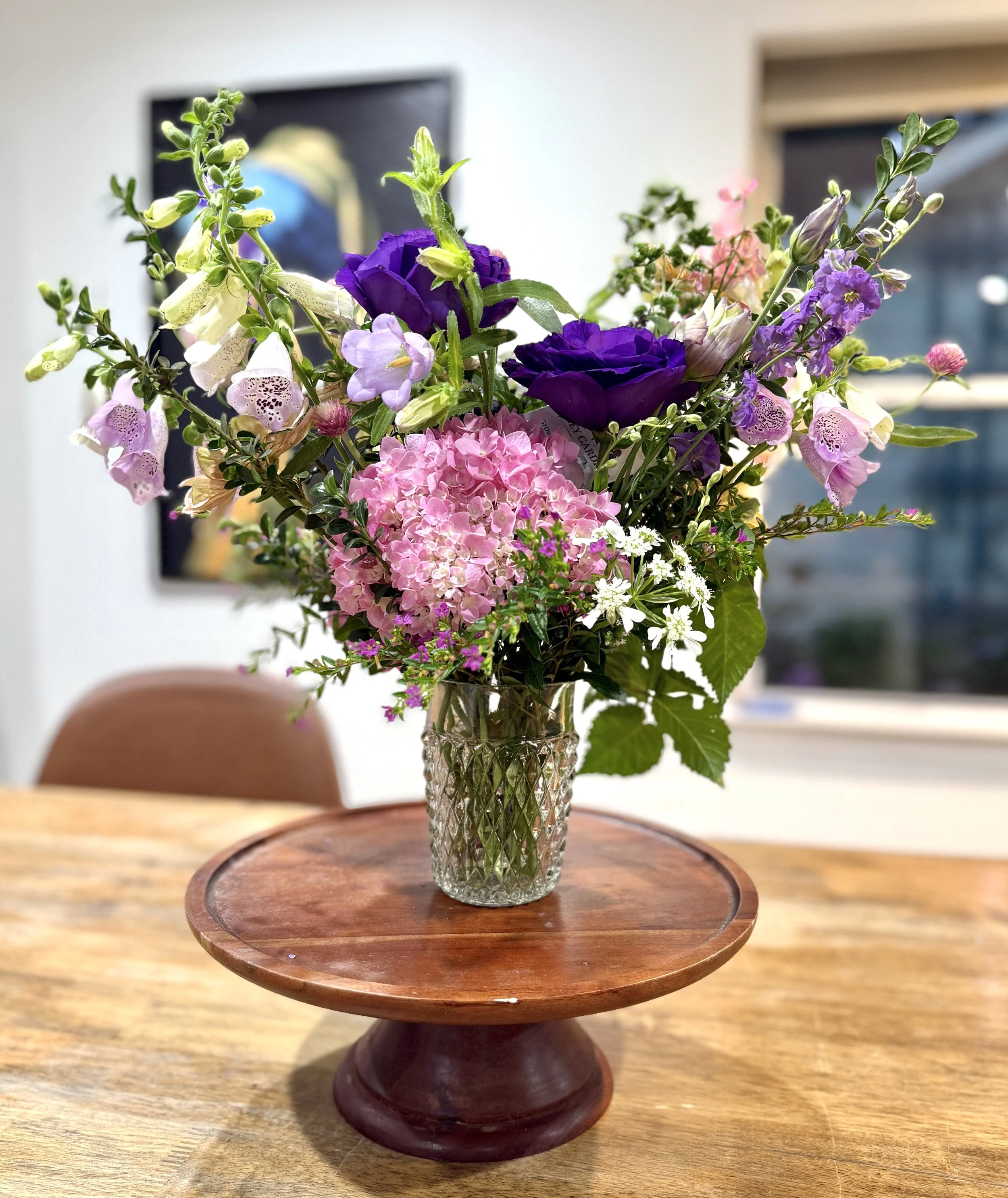 Heirloom Crystal Vase Arrangement