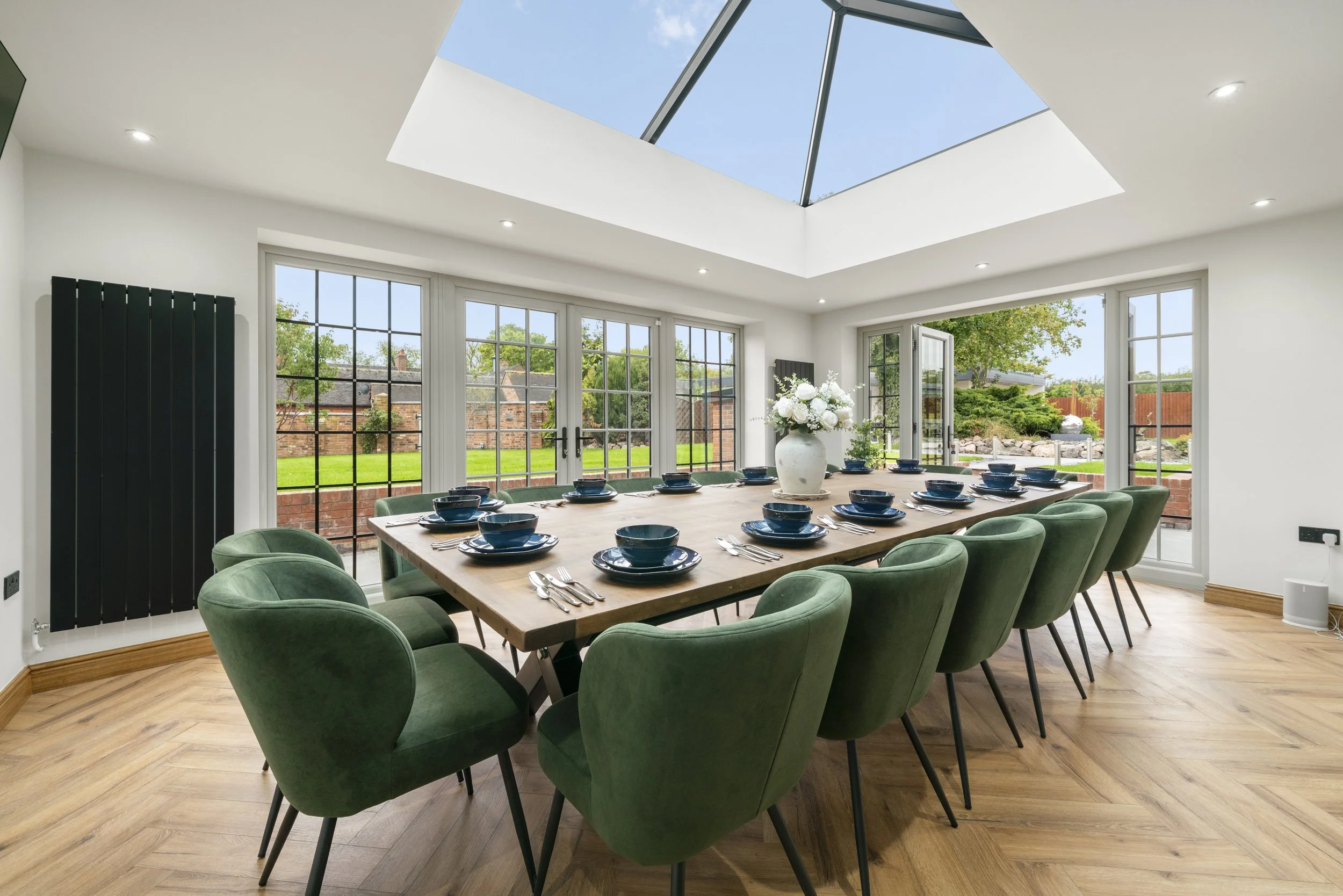 Large dining room at Blacksmith Cottage