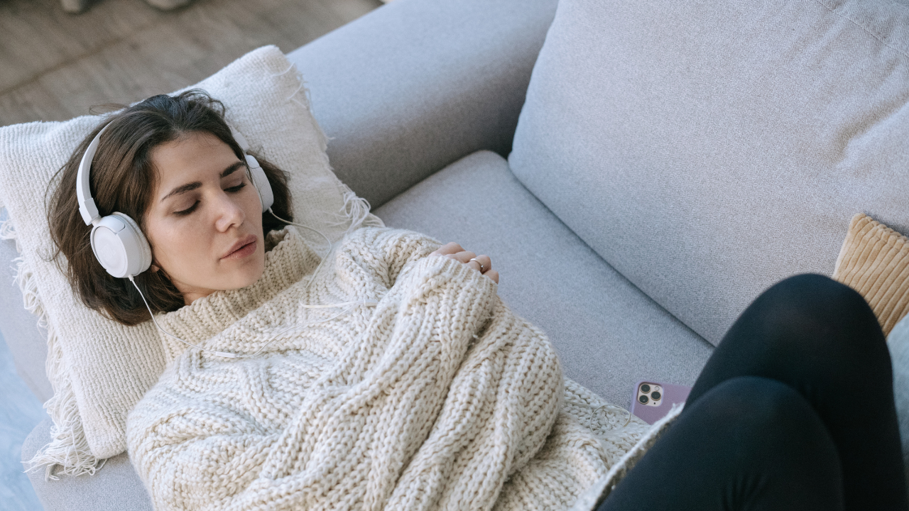 woman in perimenopause with insomnia getting rest with treatment