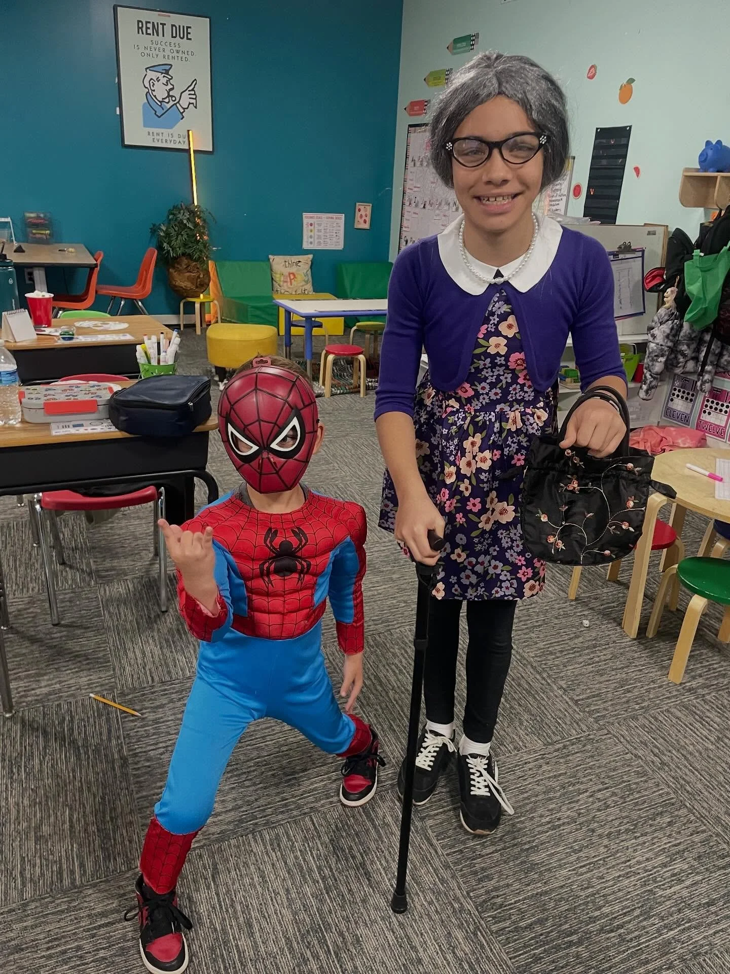 Halloween at Iron Village was full of creativity and culture! 🎃

Our students dressed up in their favorite costumes, learned about ofrendas and the meaning behind D&iacute;a de los Muertos, then made their own colorful displays to honor loved ones. 