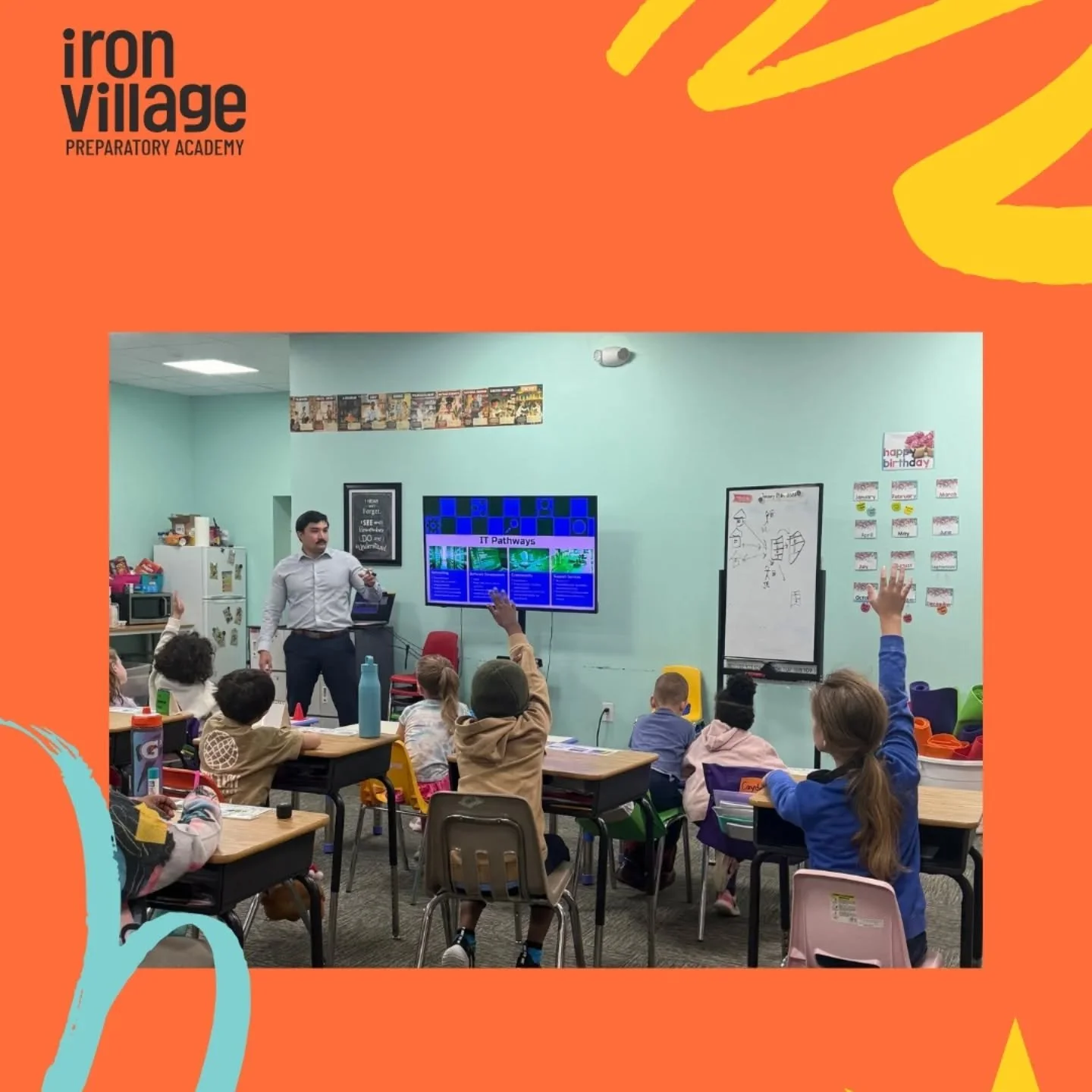 🔌💻 Pathways in Action at Iron Village Prep 💻🔌

This month, our Pathways program is focused on AV/Tech and Information Technology careers, and our students jumped right in with curiosity and confidence.

A huge thank you to Mr. Santiago for spendi