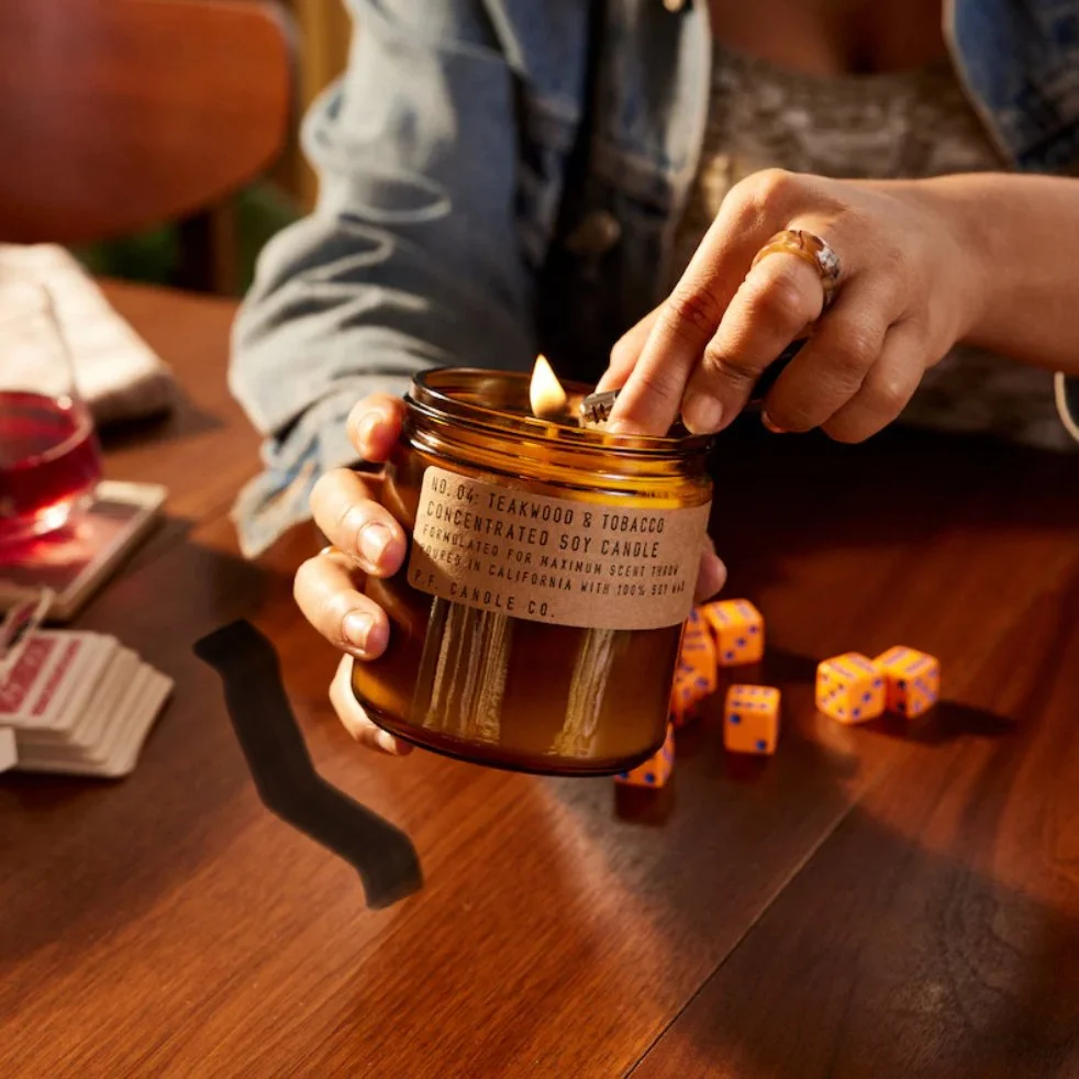 PF Candle Co - Teakwood and Tobacco Candle