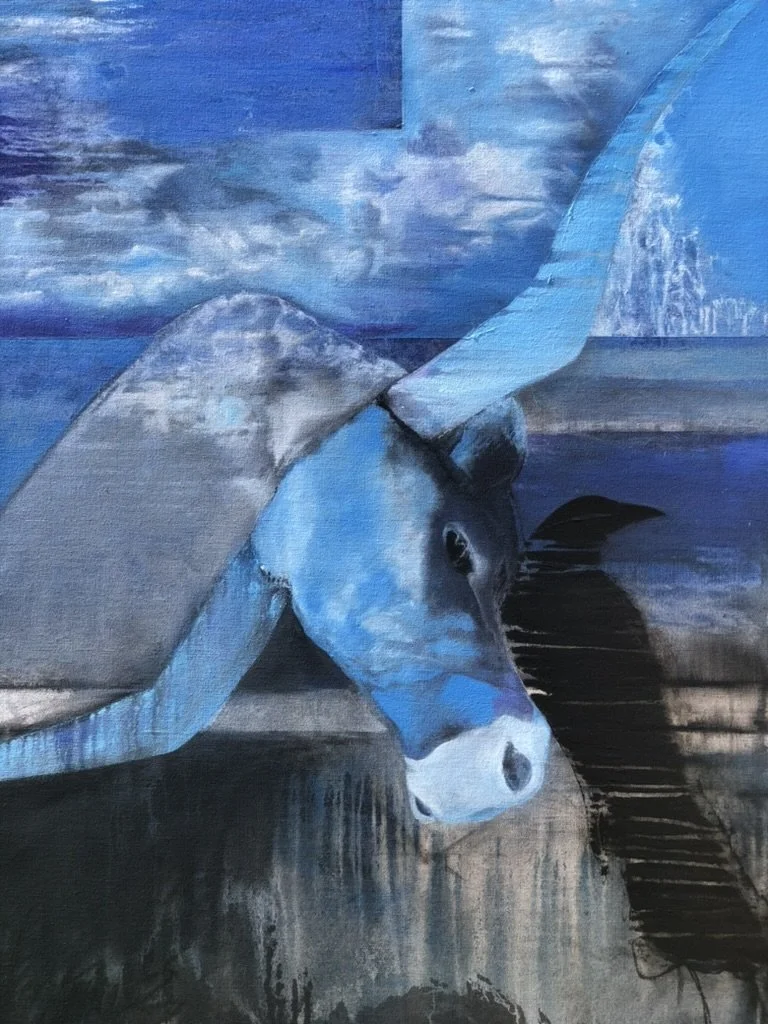 "Texas Blues"  30"x 40"