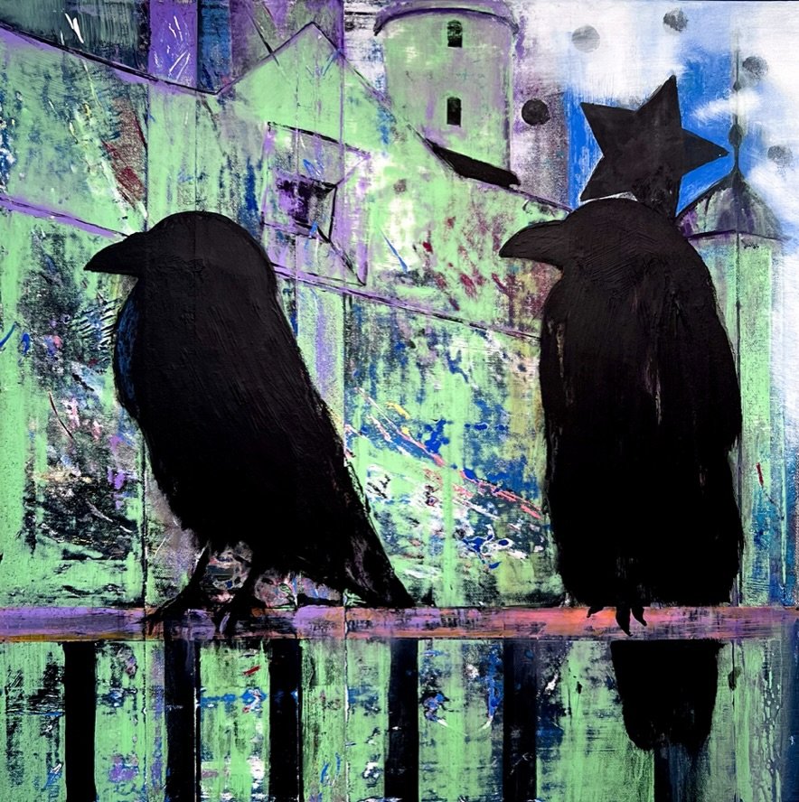 Tower of London 24"x 24" Acrylics on canvas