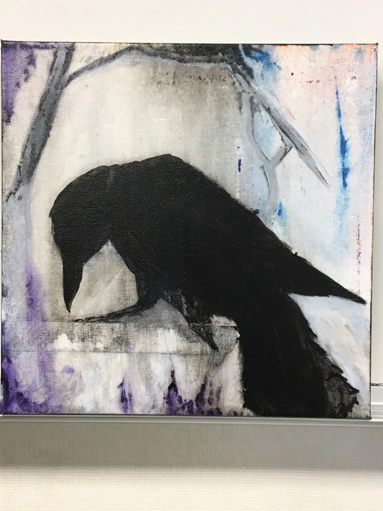 "Humble Crow"  24"x 24"