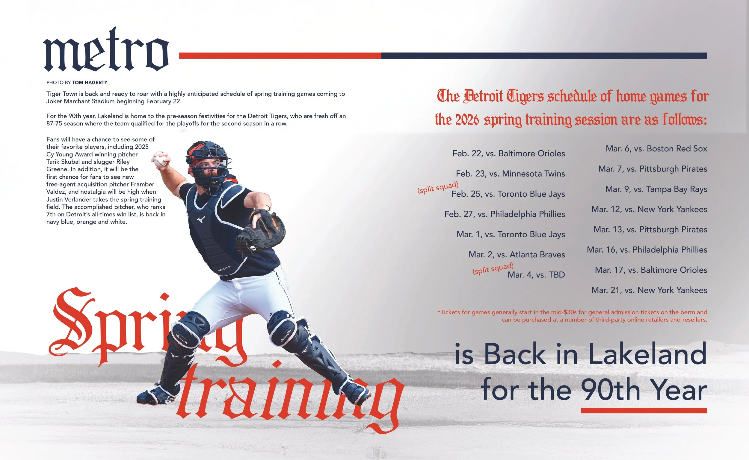 Spring Training is Back in Lakeland for the 90th Year