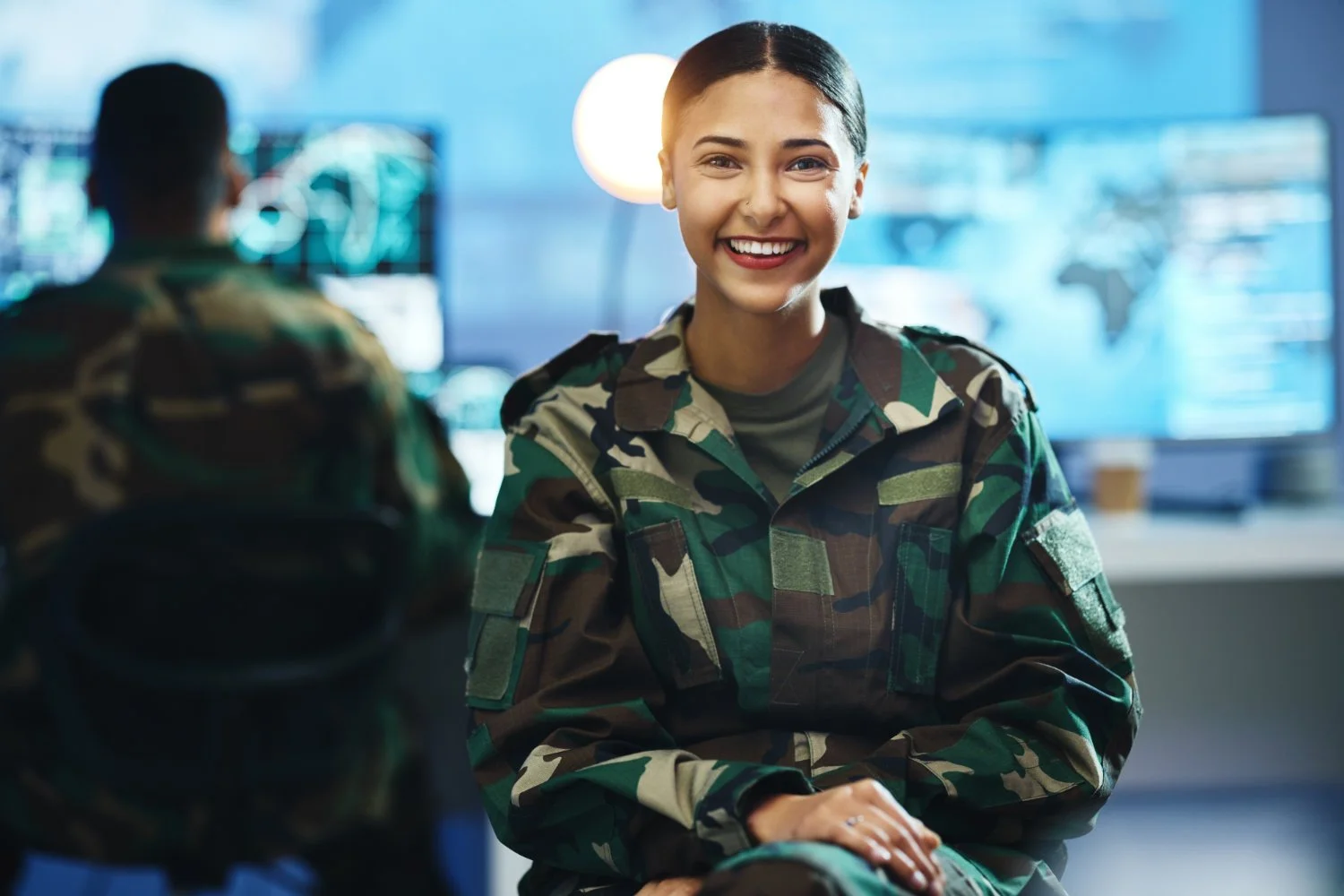 Picture of a female soldier