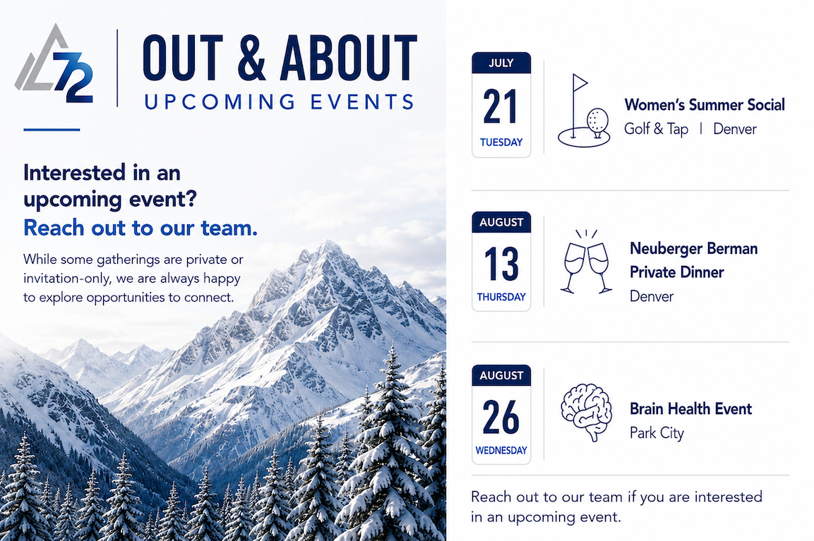 Upcoming Events: Q3 2026