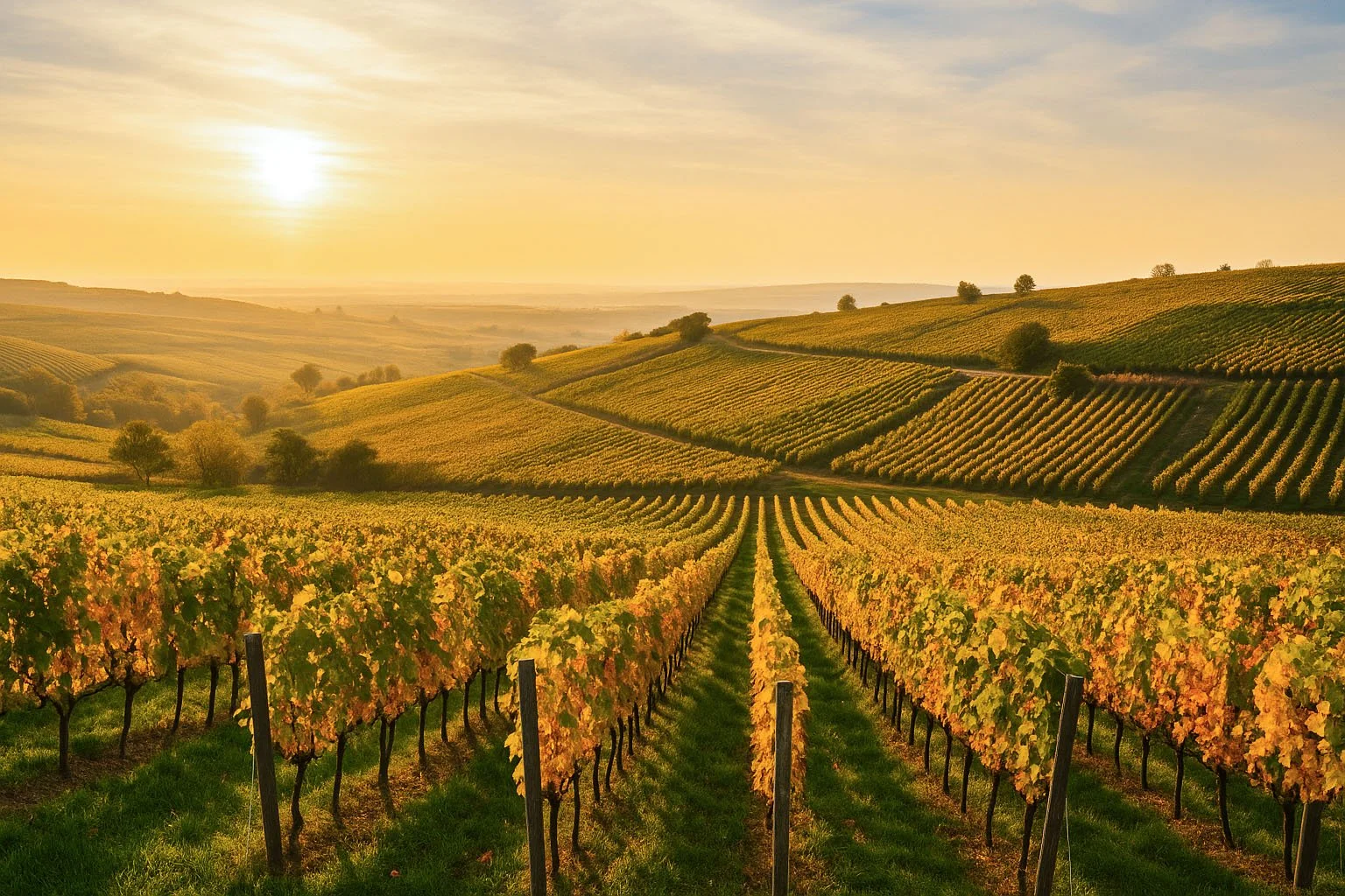 Weinberge in Rheinhessen_KI generiert