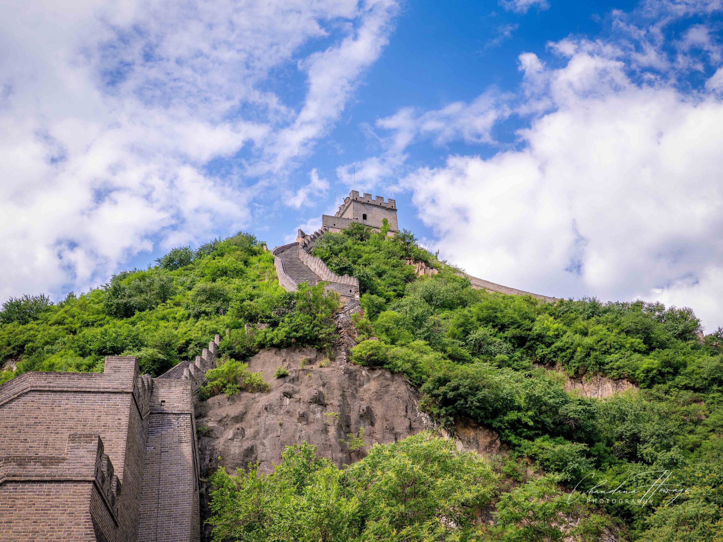 Watchtower No: 20, also called the Hero Platform/ Hero Terrace, at the Mutianyu section of the Great Wall.