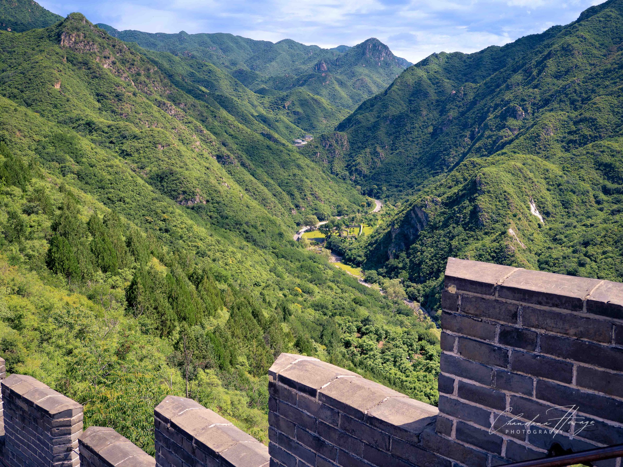 A view of the surroundings from the top of the east mountain.